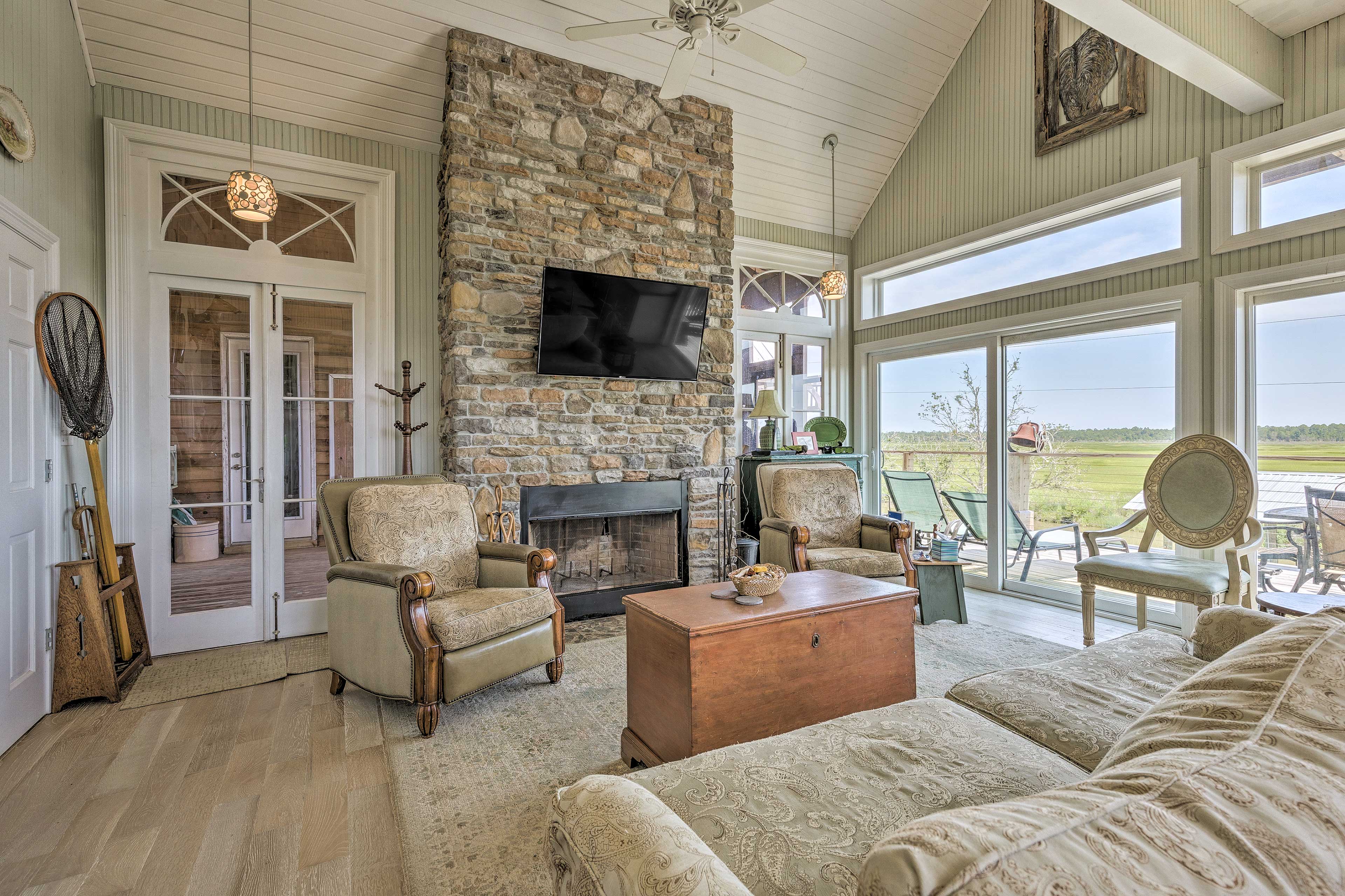 Living Room | Many Stairs Required for Home Access