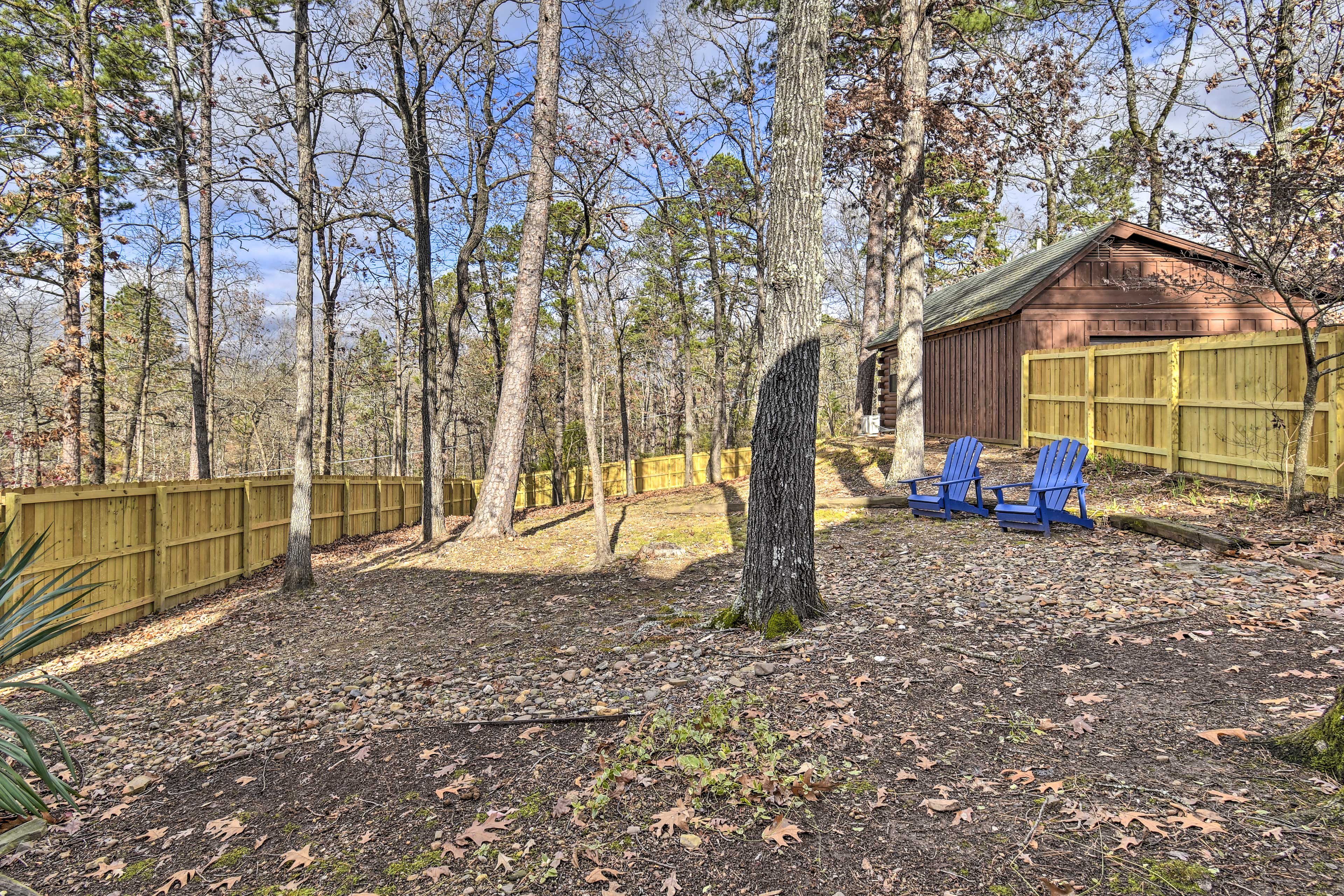 Home Exterior | Fully Enclosed Large Dog Yard | Accessible off Back Deck