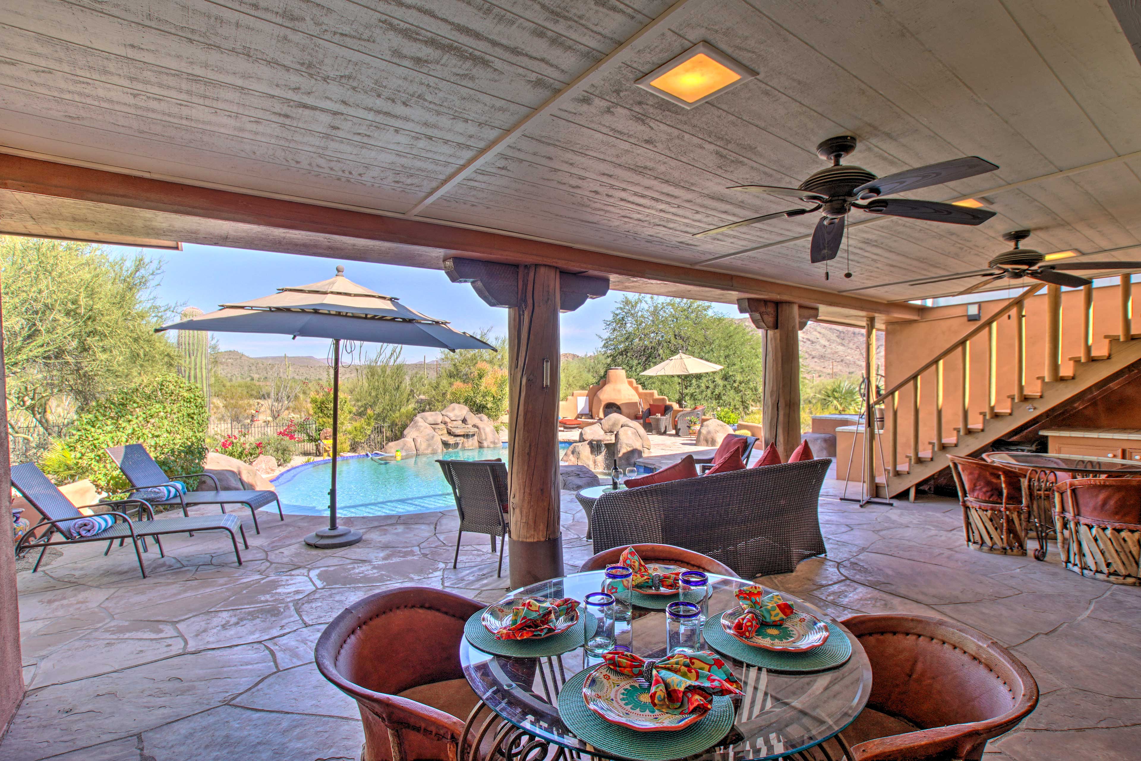 Private Patio | 'Full Circle Ranch'