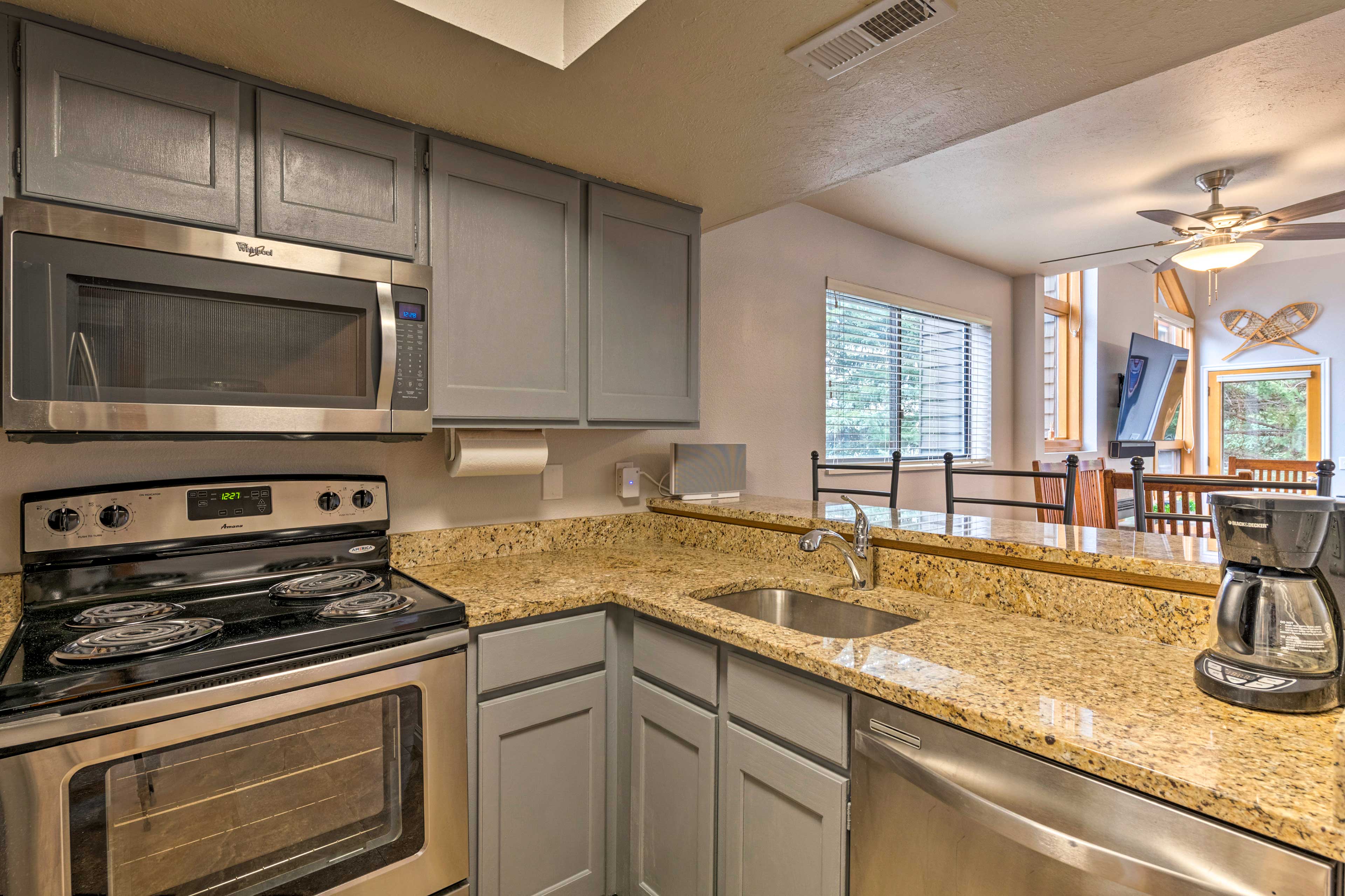 Fully Equipped Kitchen | Drip Coffee Maker | Complimentary Spices