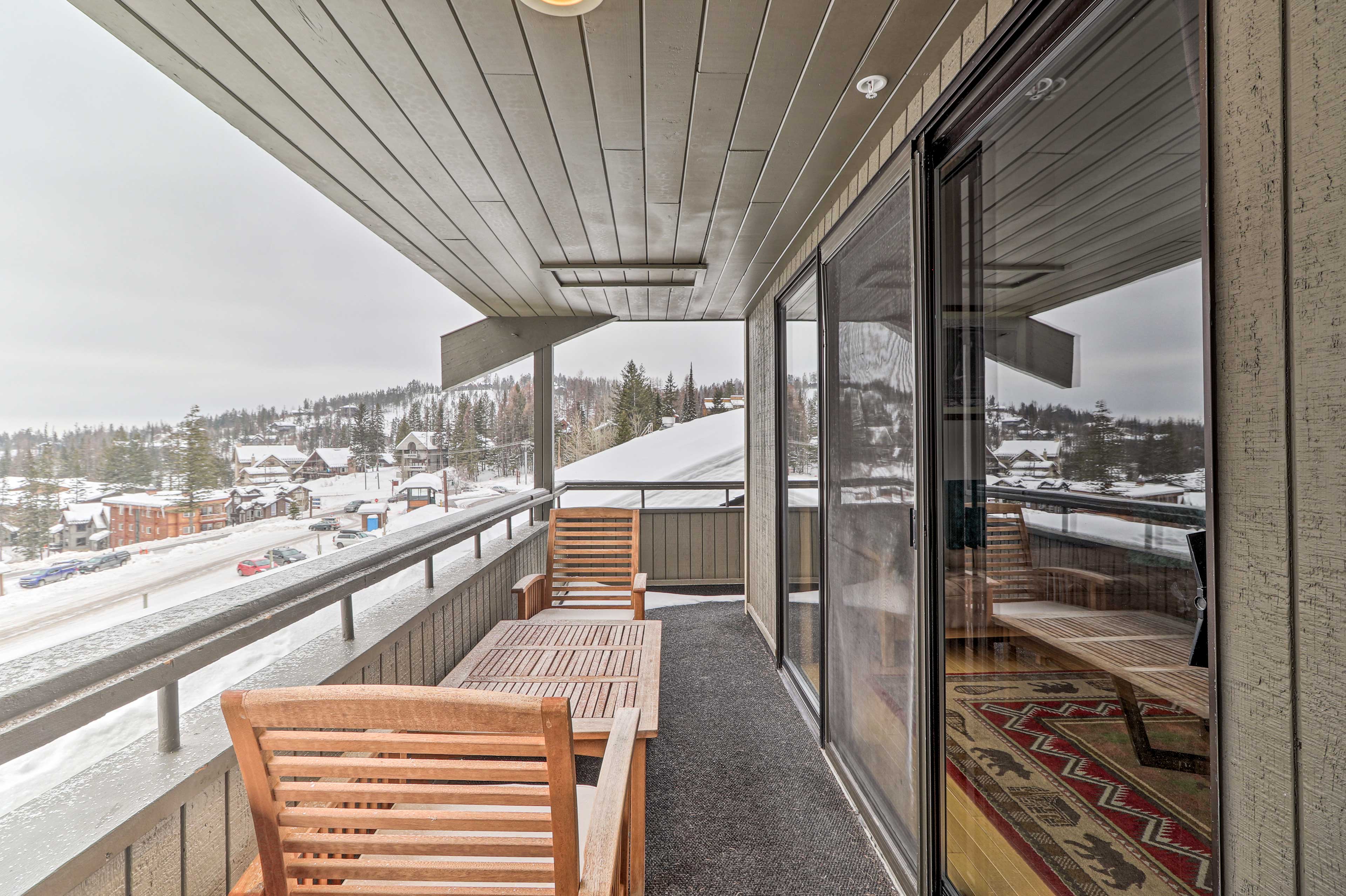 Private Exterior Space | Ski Slope Views