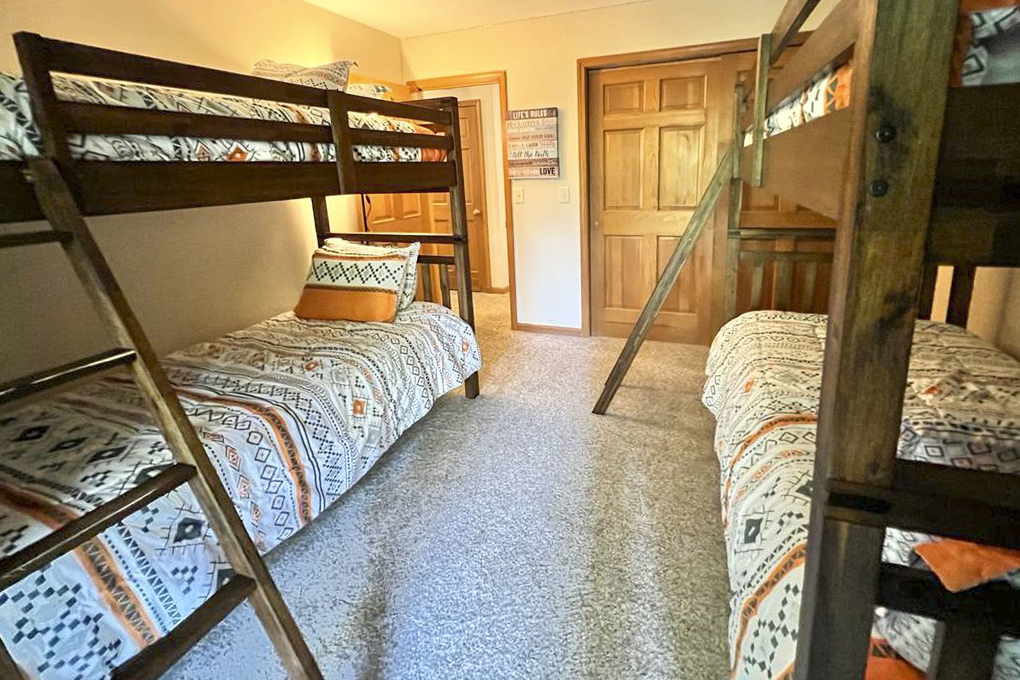 Bedroom 2 | Lower Level | 2 Twin Bunk Beds | Linens Provided