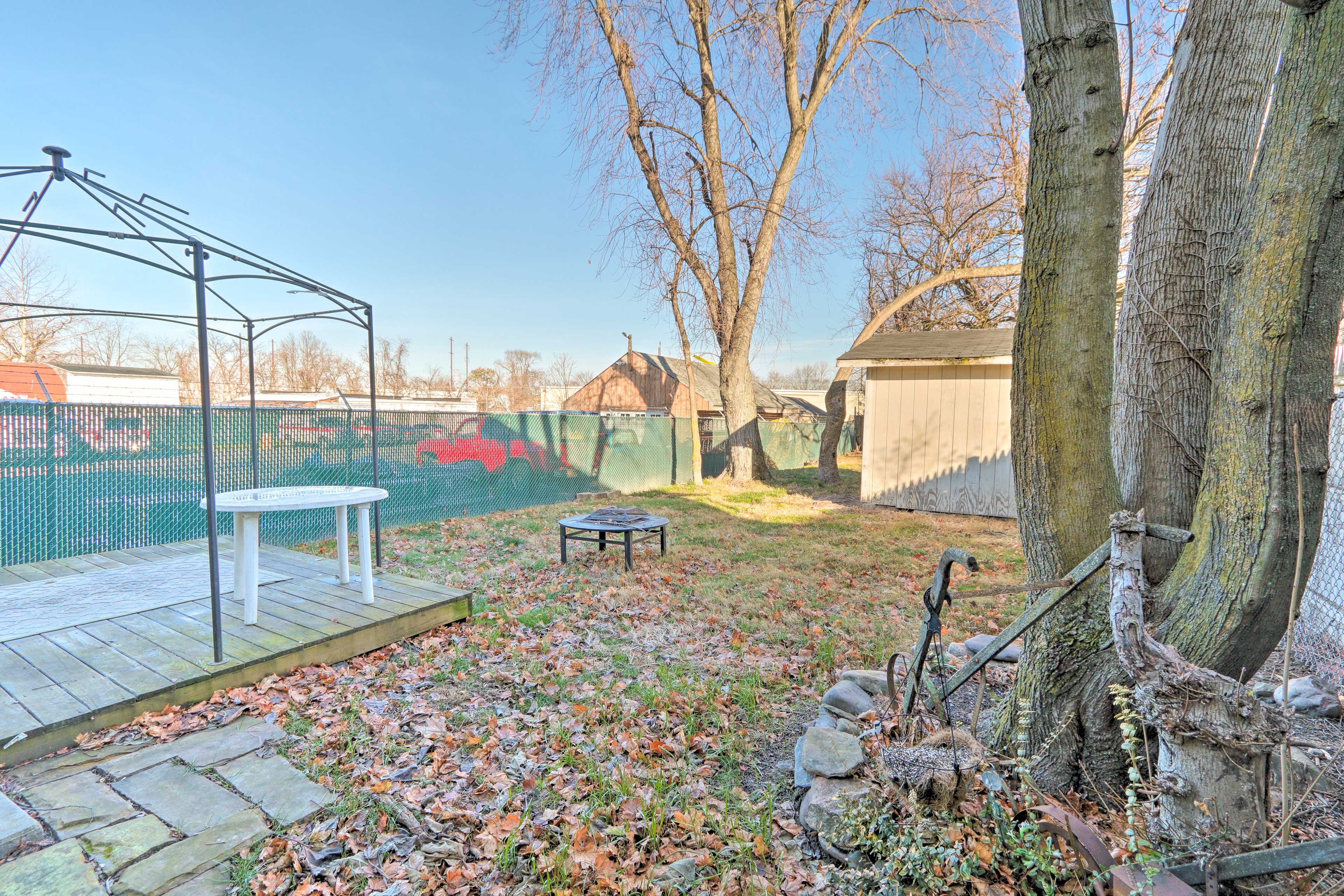 Fenced-In Yard | Fire Pit