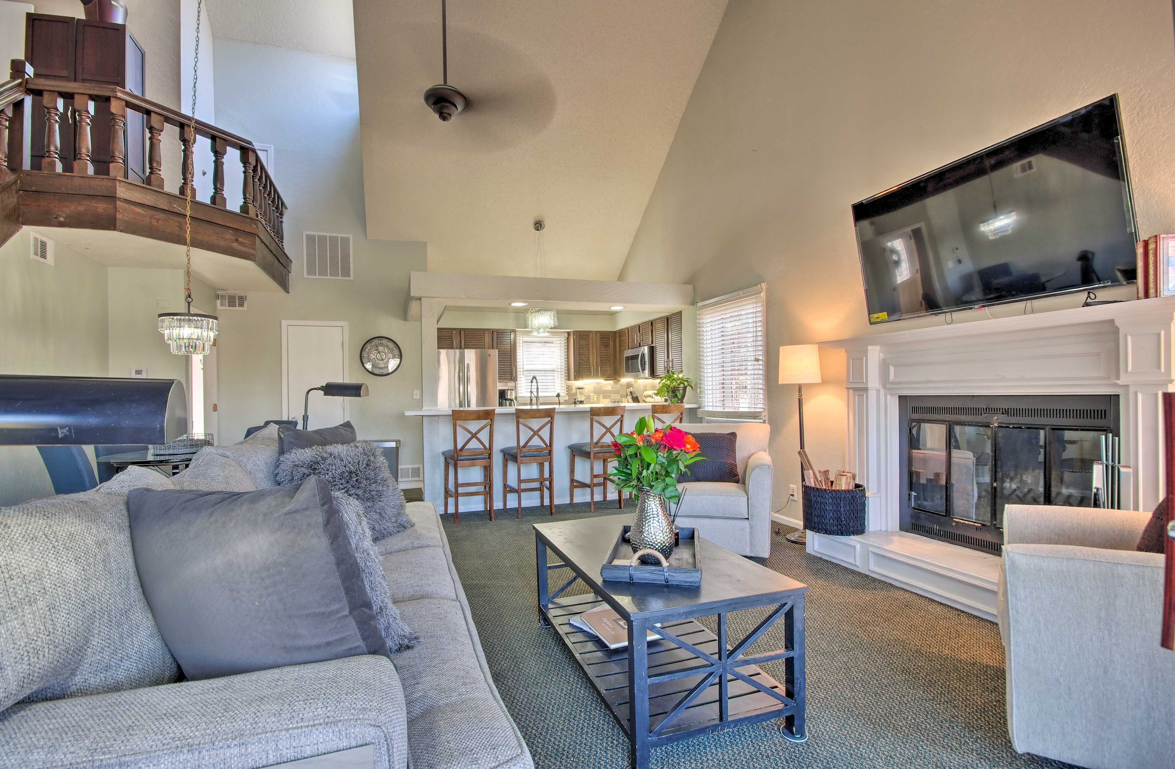 Living Room | Access to Screened-In Porch