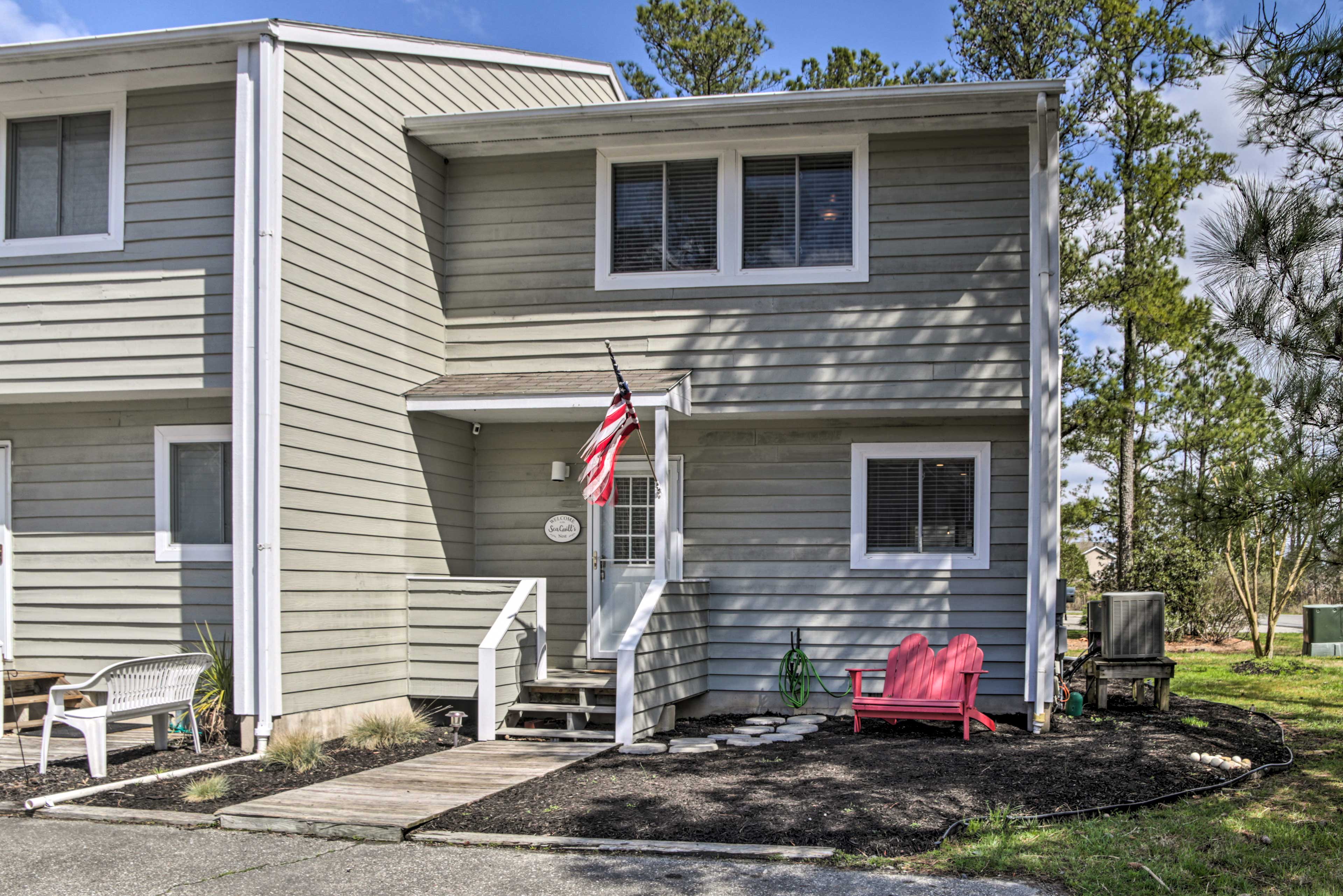 Townhome Exterior | Keyless Entry