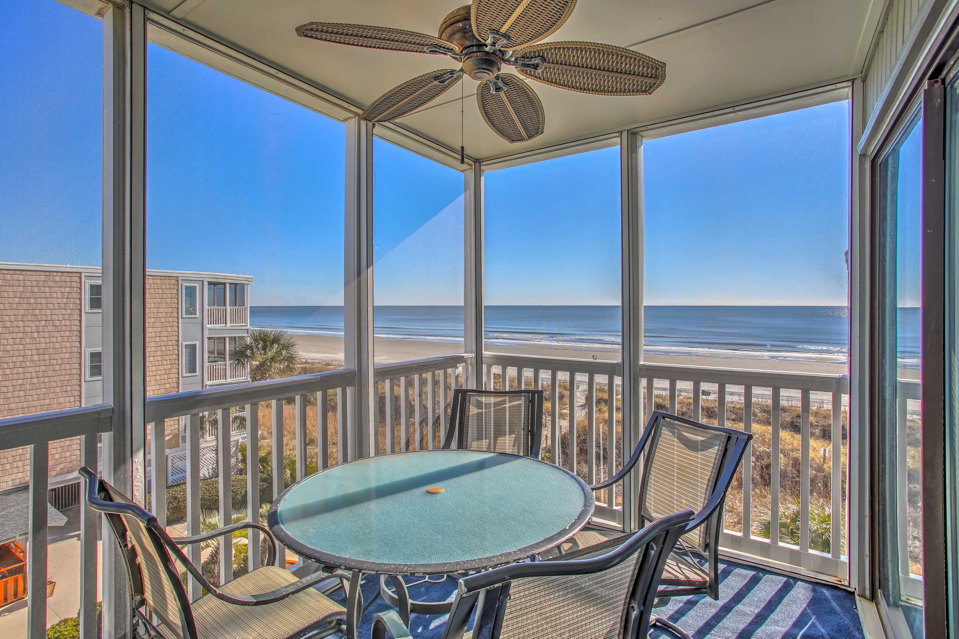 North Myrtle Beach Vacation Rental | 3rd-Floor Condo | 2BR | 2BA | 950 Sq Ft