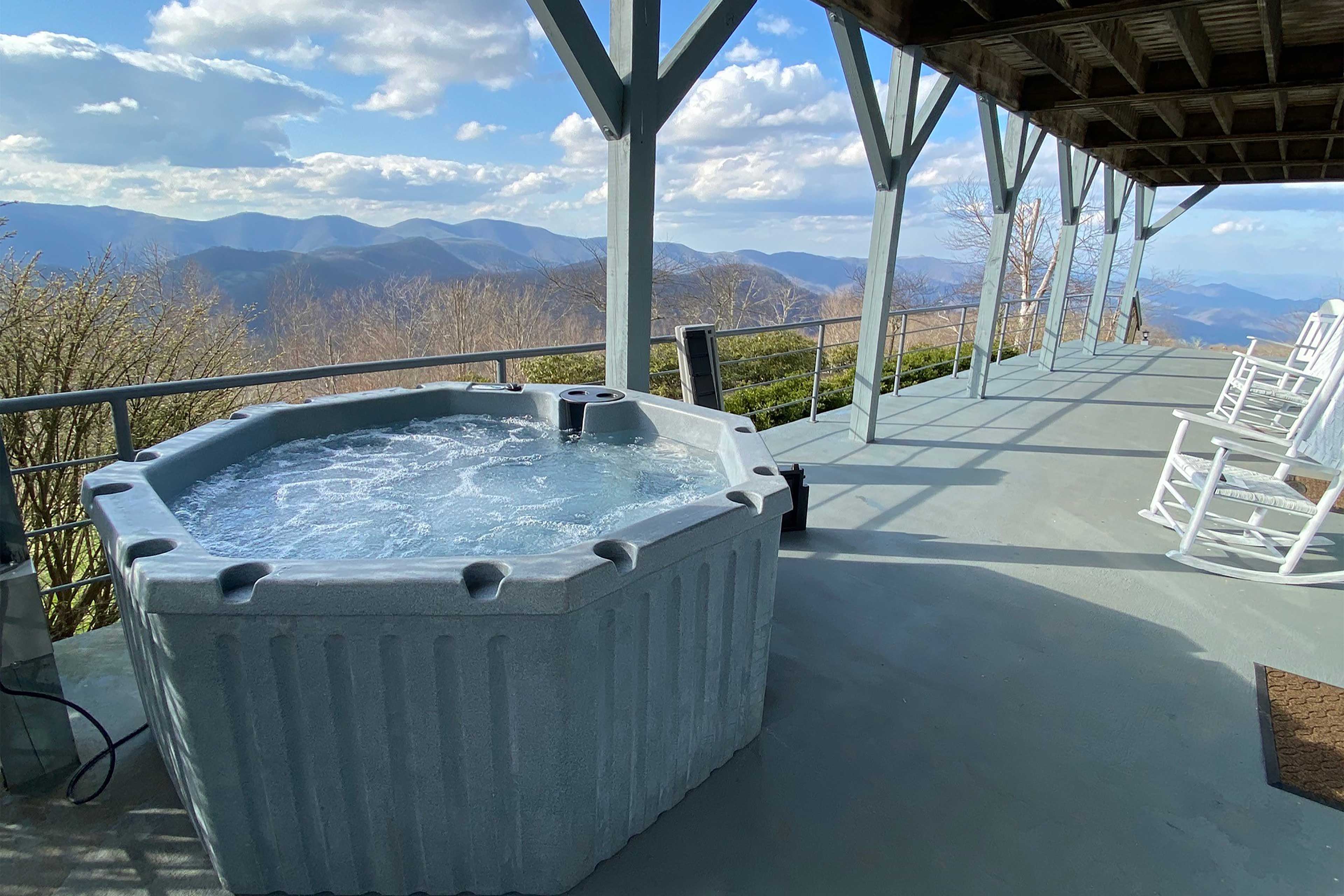 Lower Patio | New Hot Tub