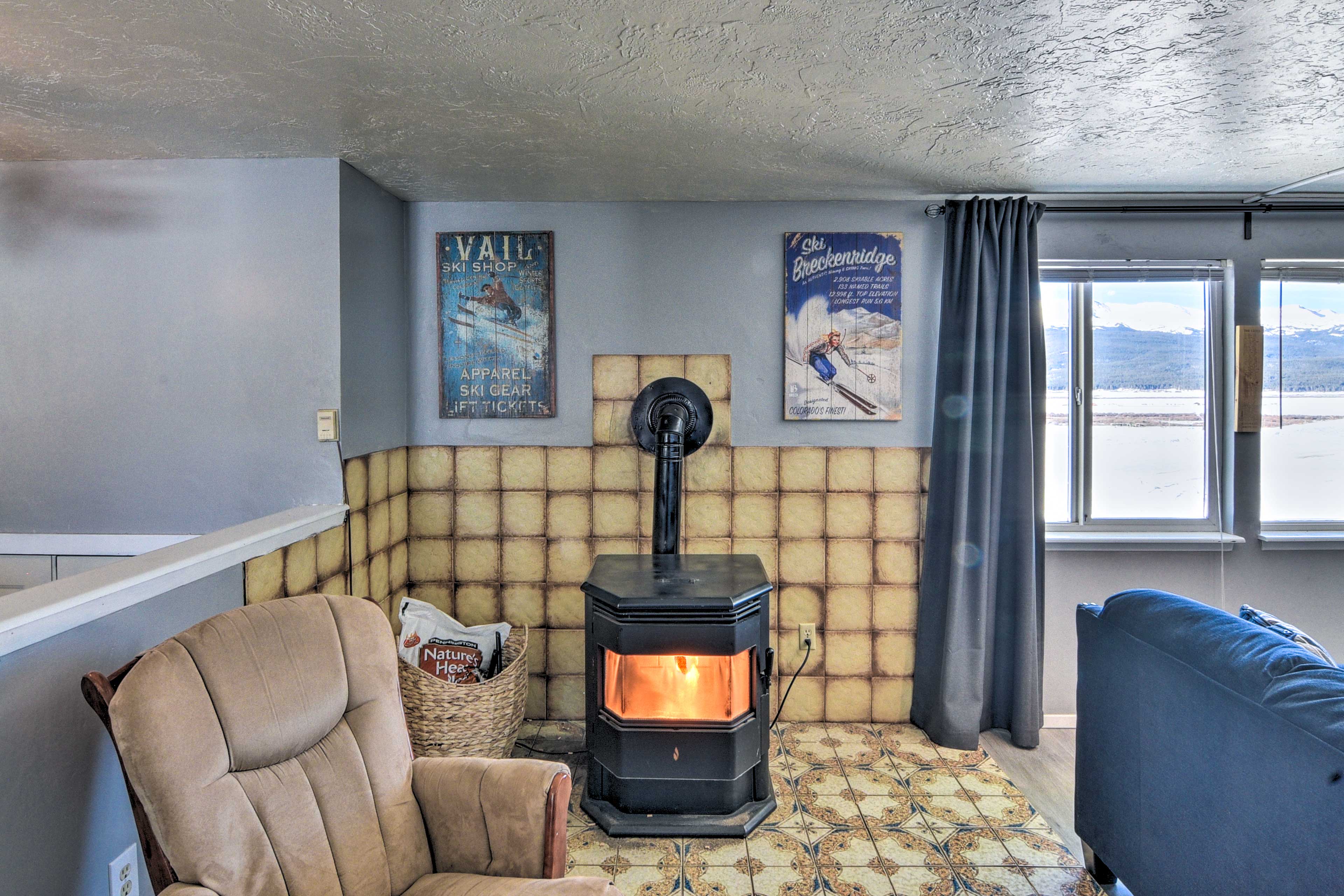 Living Room | Pellet-Burning Stove