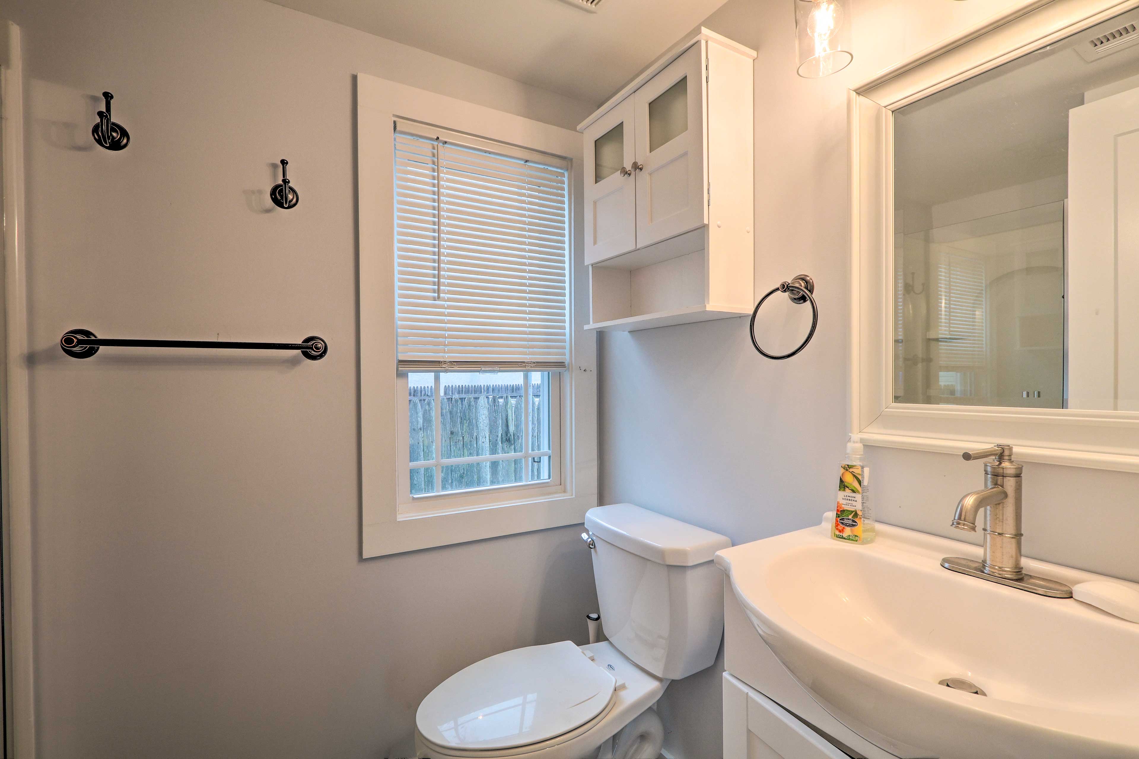 Full Bath | 1st Floor | Walk-In Shower