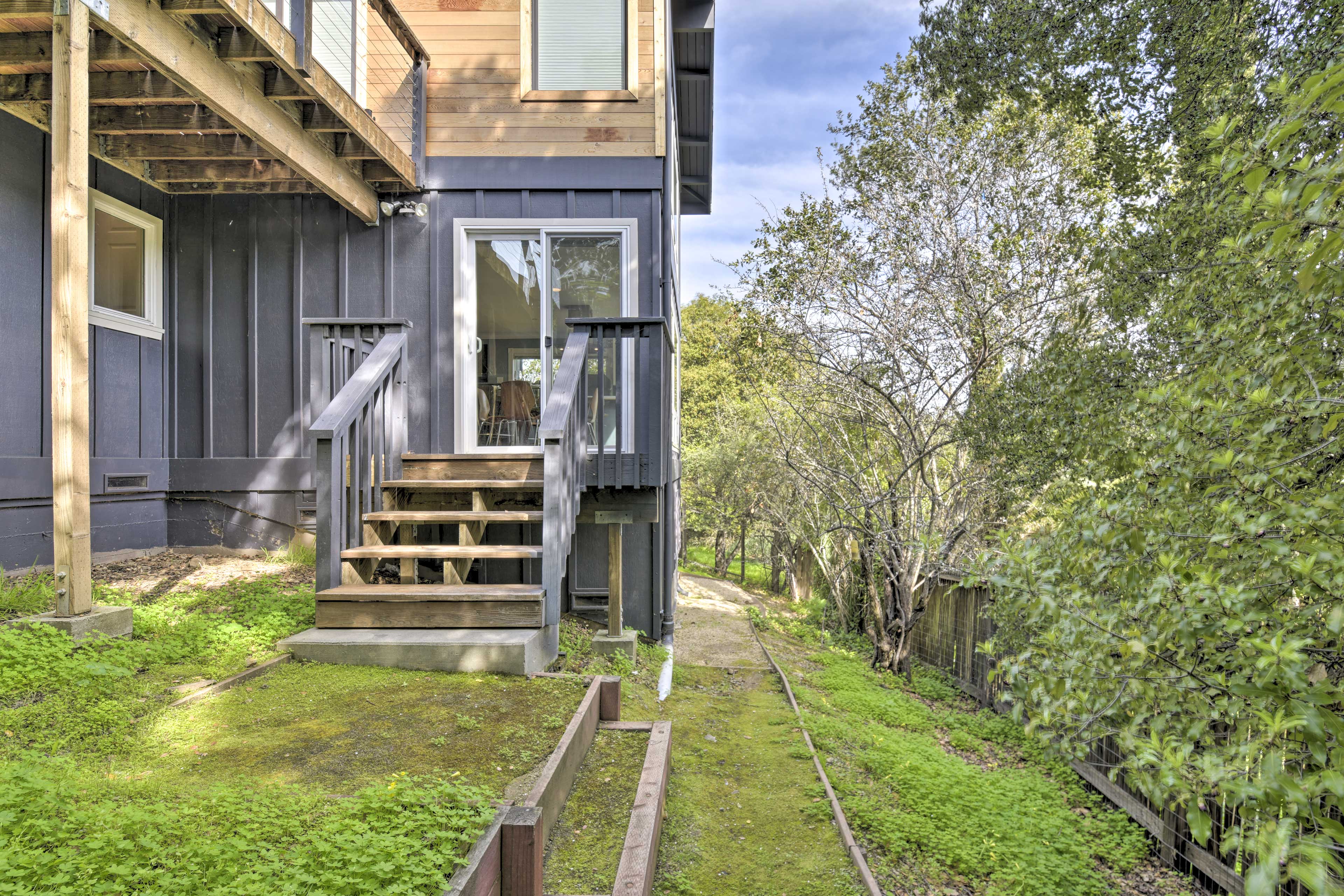 Backyard Area (Accessed by Sliding Door)