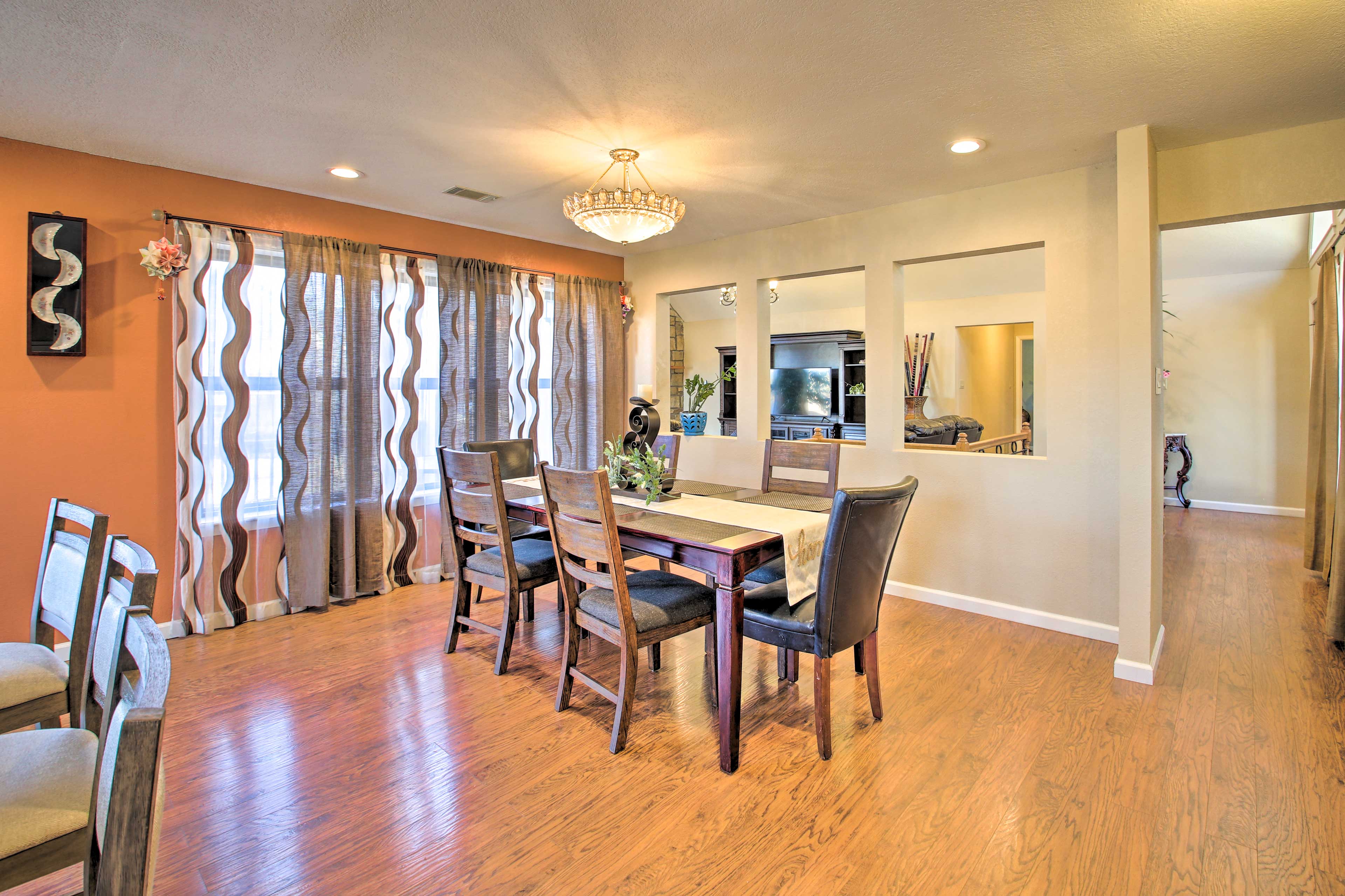 Dining Room | Main Floor | Dishware/Flatware Provided | High Chair | Deck Access