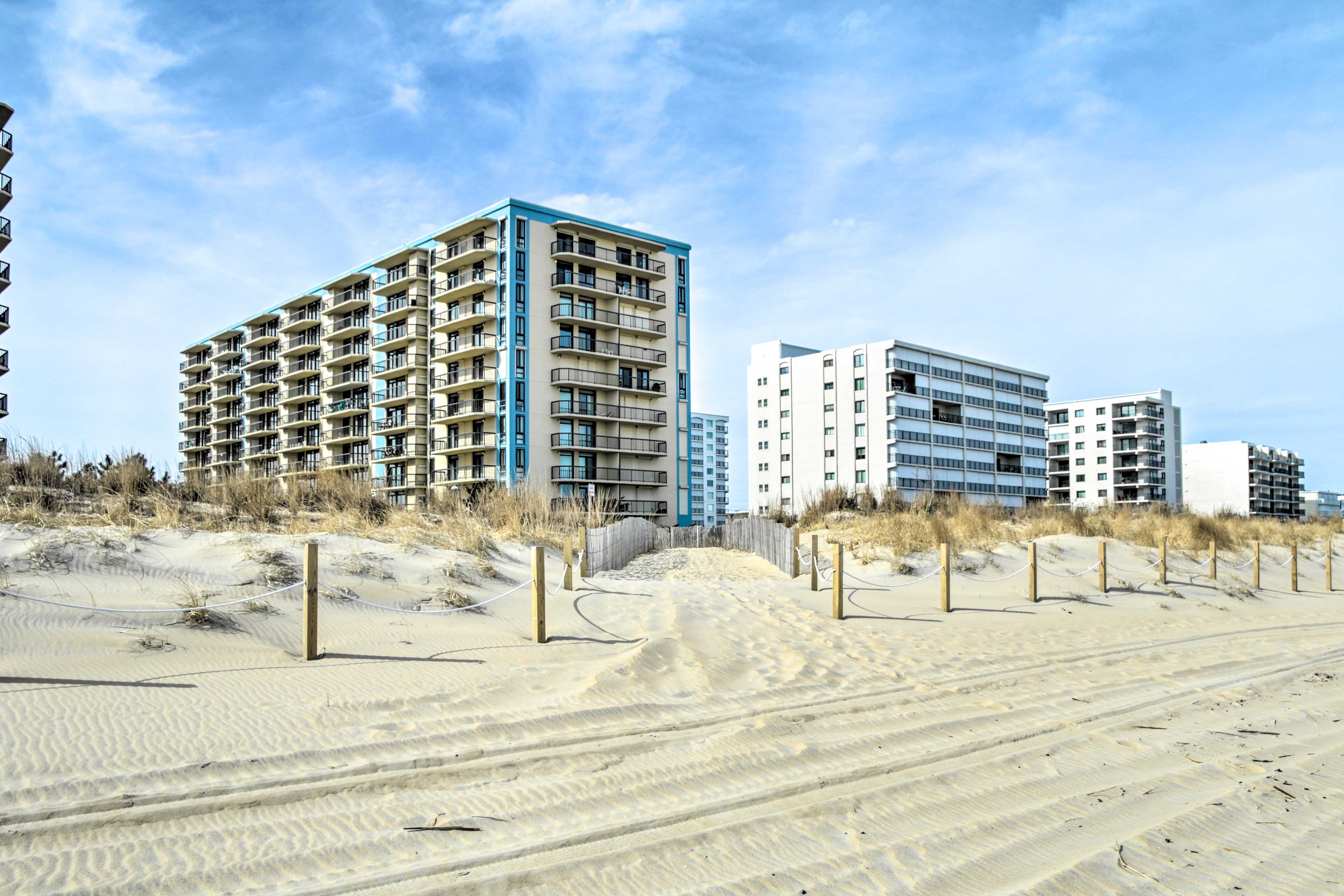 View of Complex | Steps to Beach