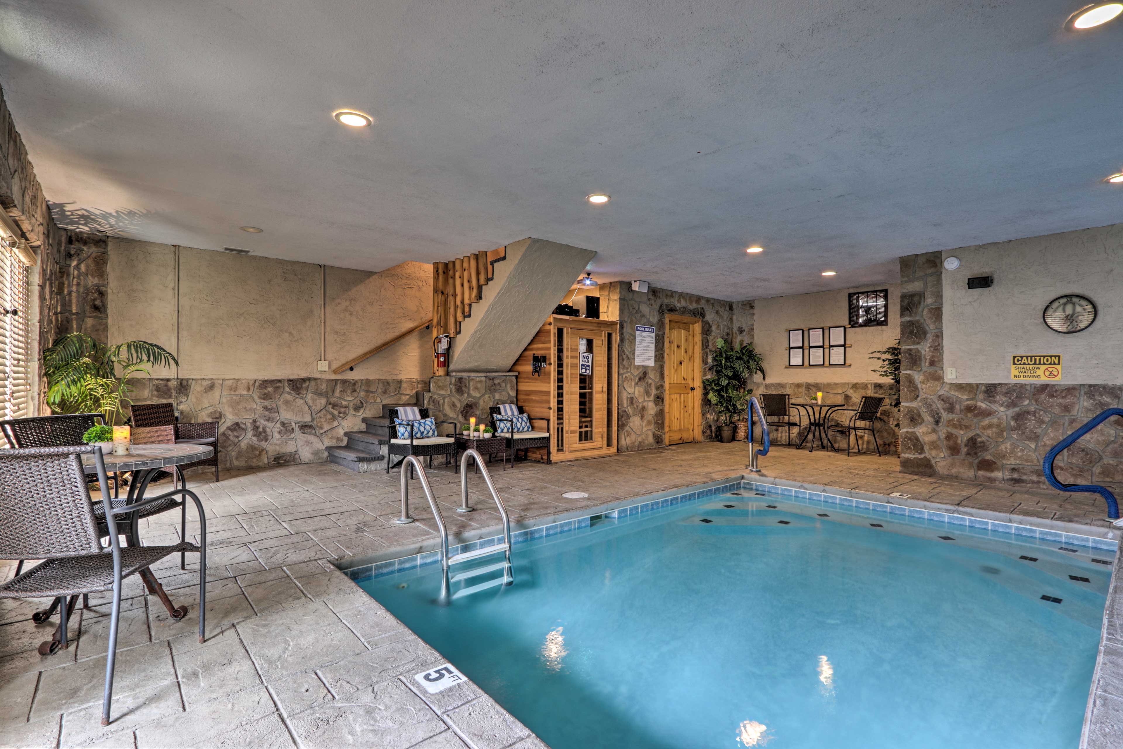 Pool Room | Heated Indoor Pool