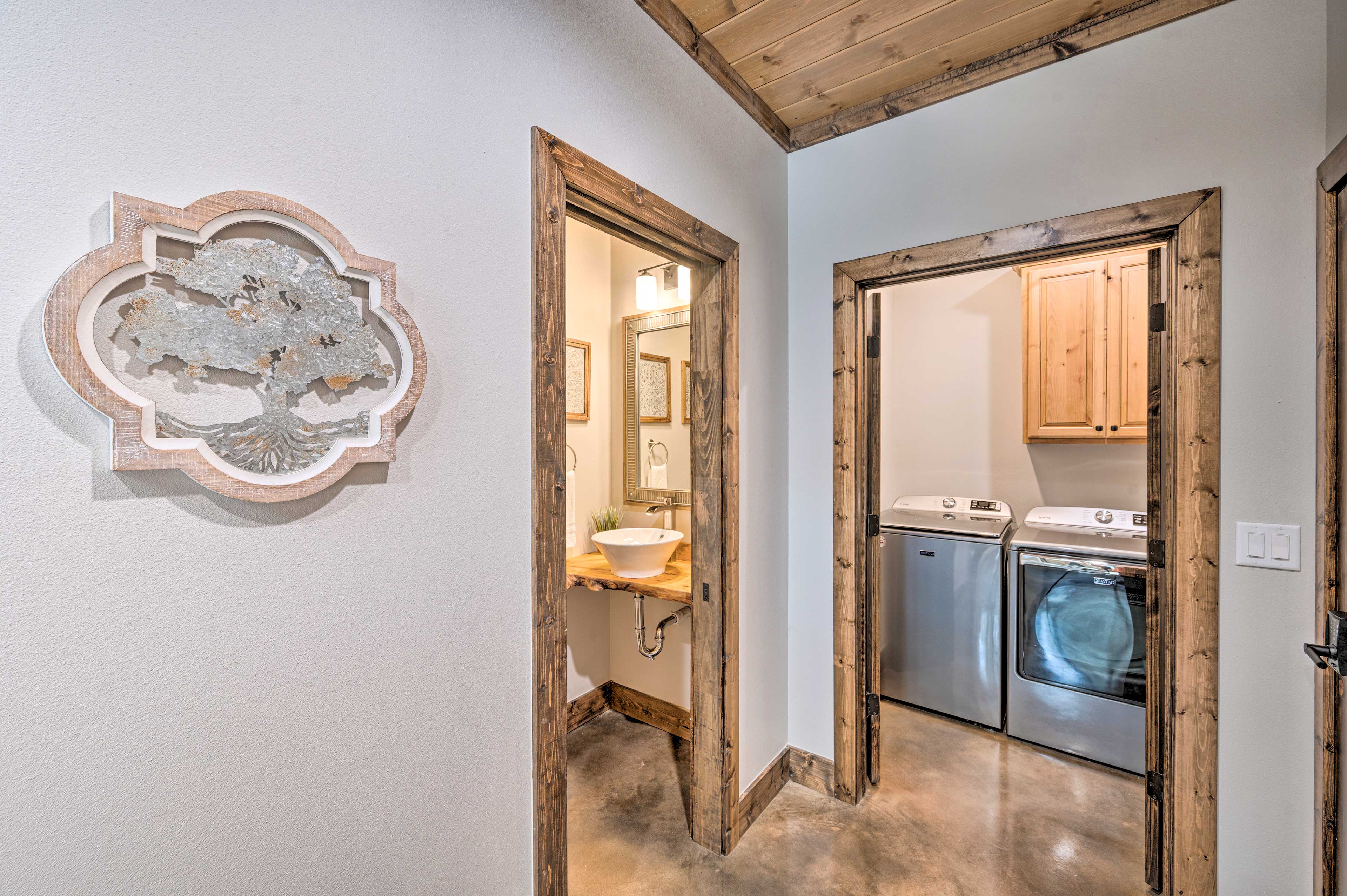 Half Bathroom | Laundry Room