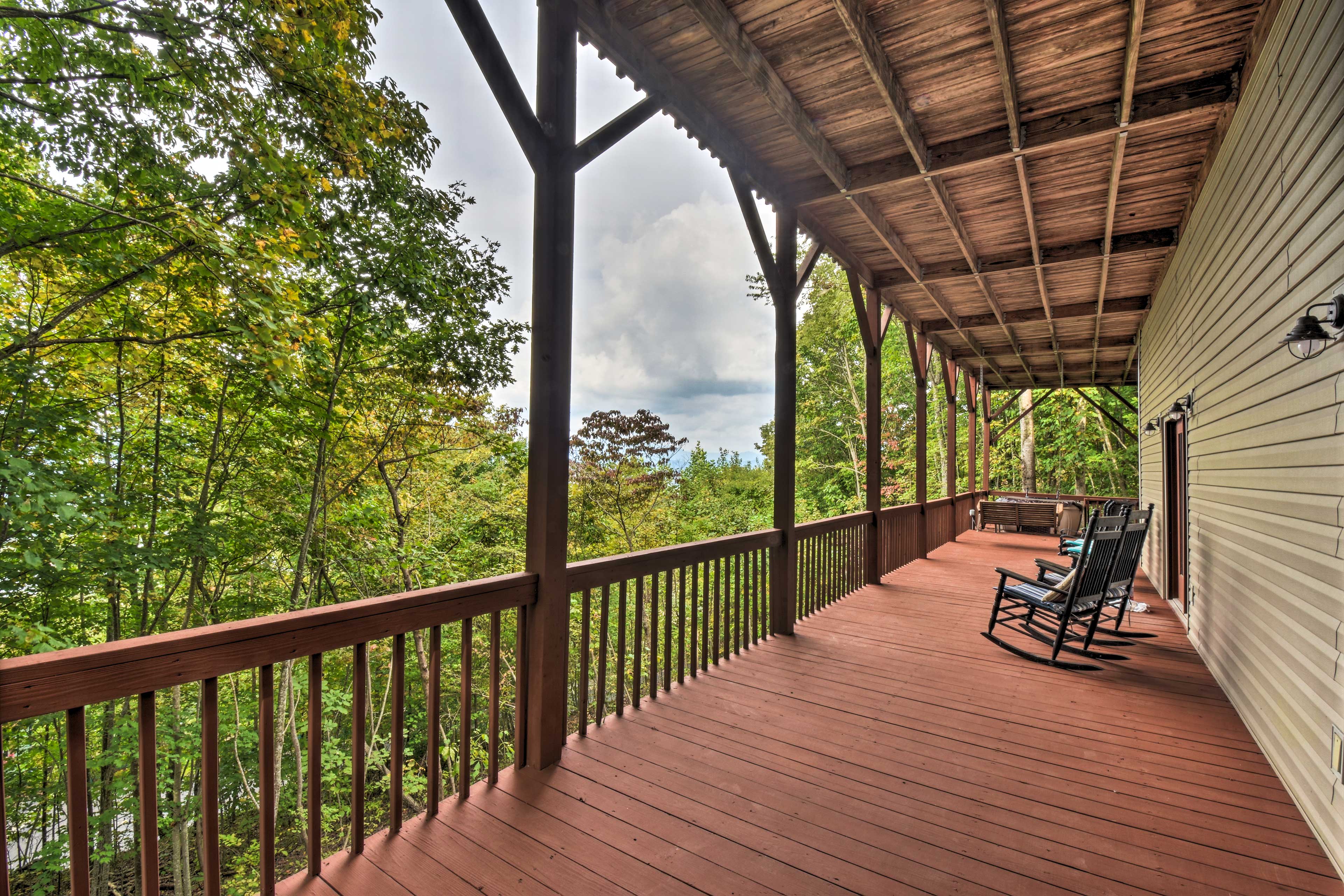 Basement-Level Deck