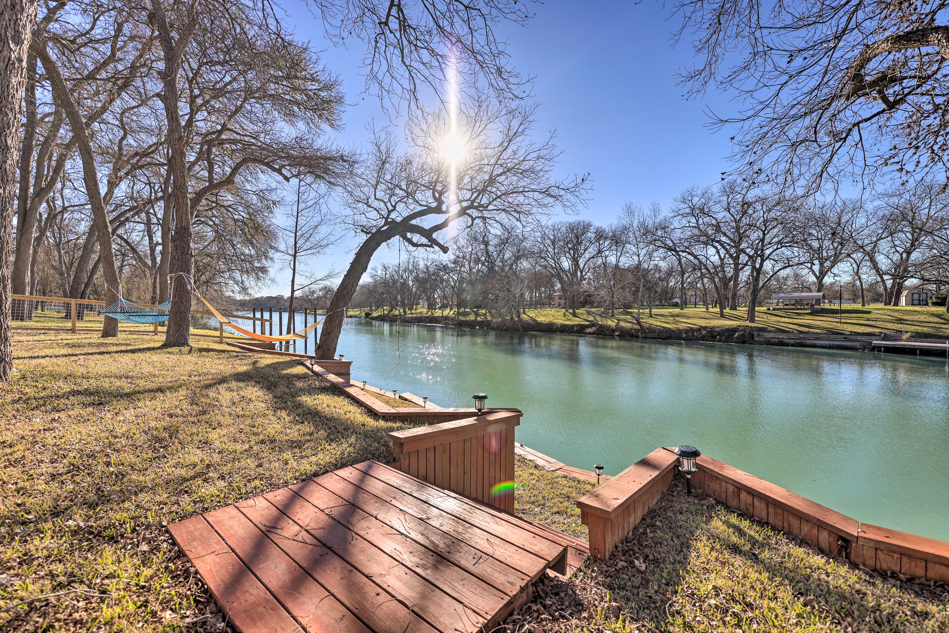 Stairs to River | Private River Access