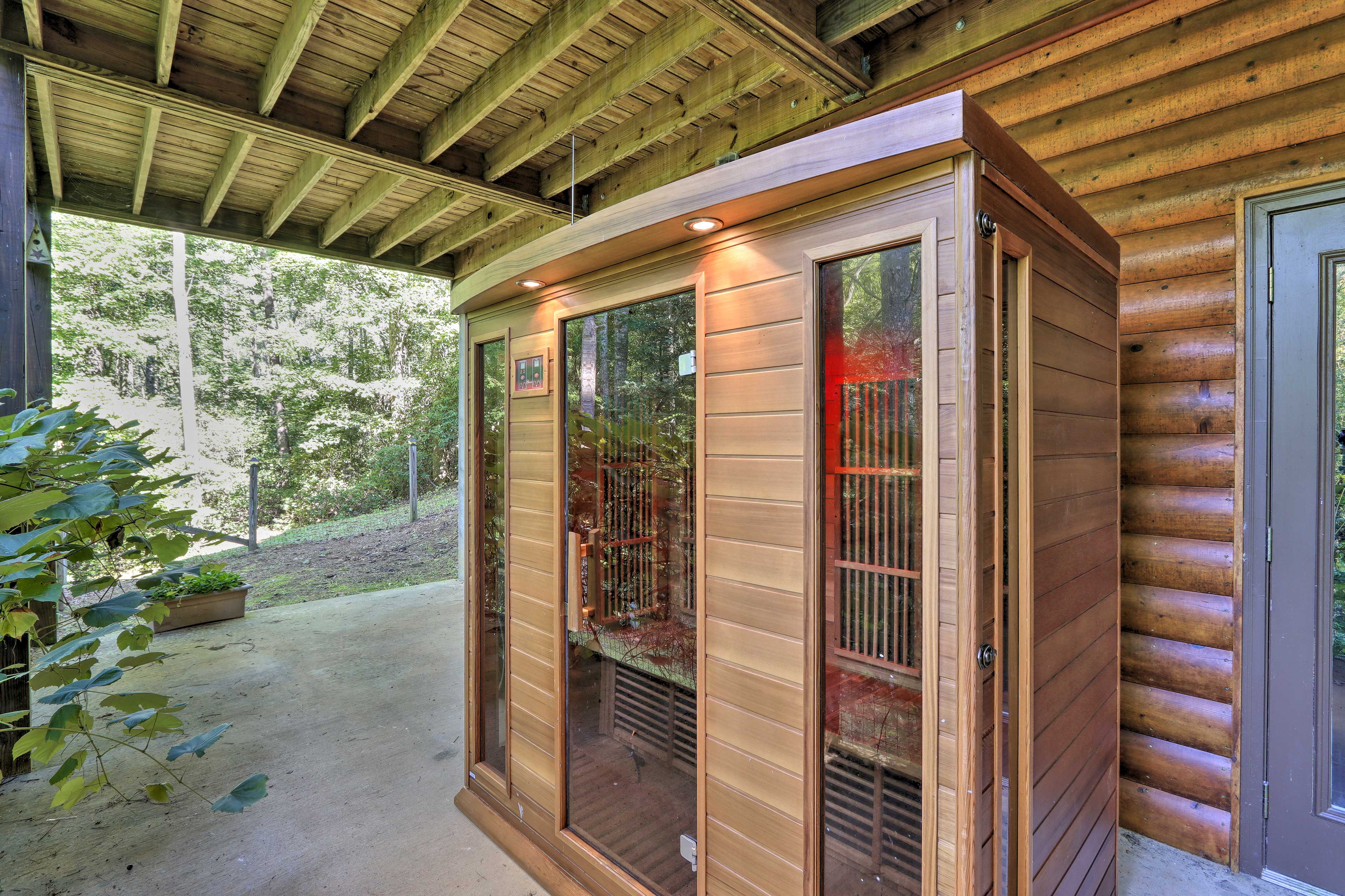 Covered Patio | Ground Floor | Fire Pit | Sauna