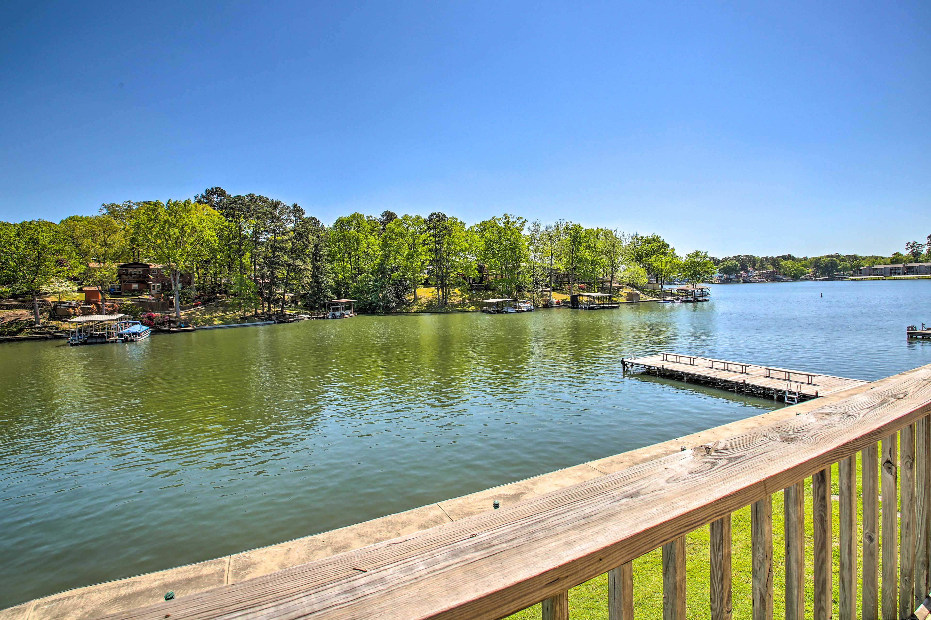 Exterior Views | Shared Dock on Lake Hamilton