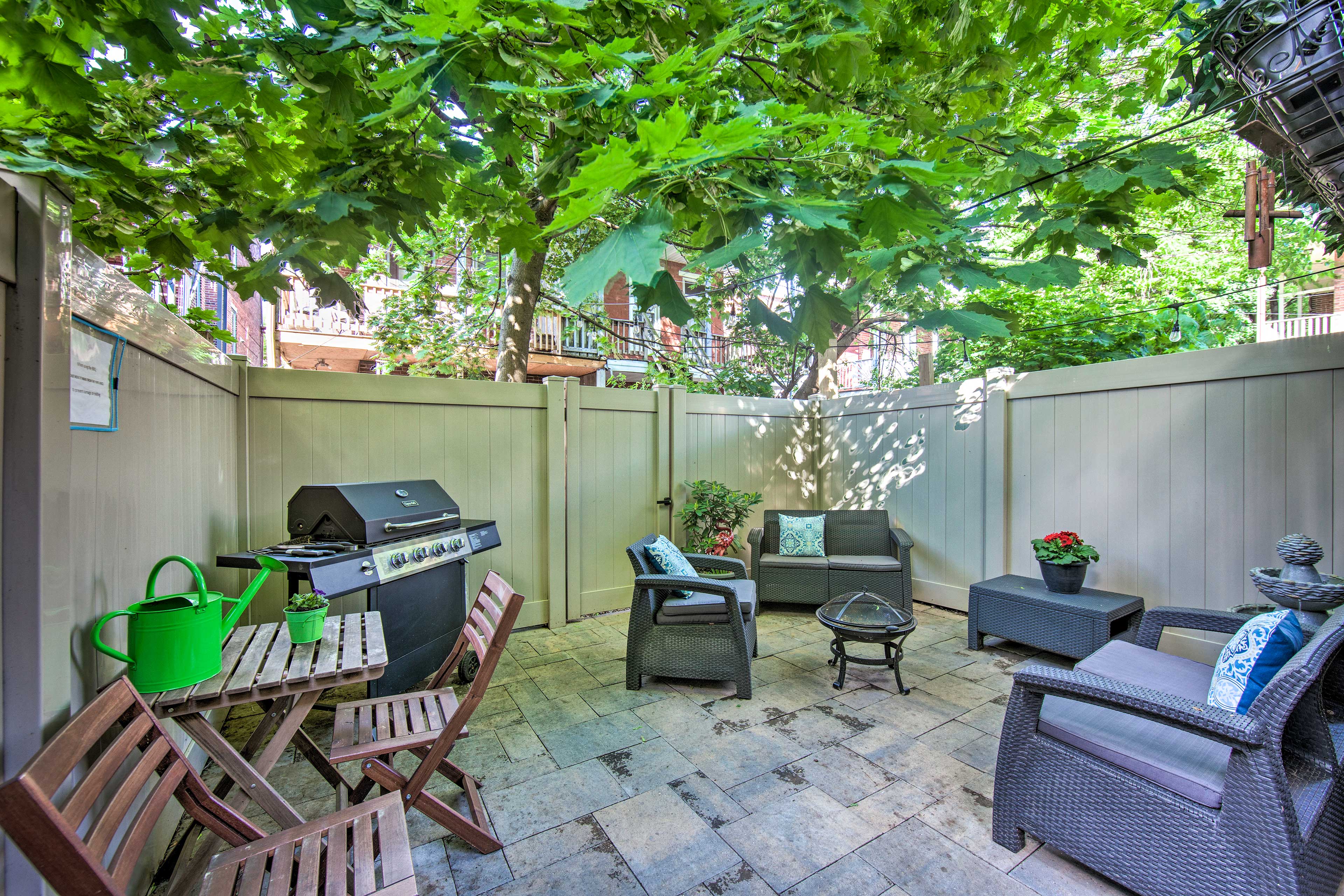 Fenced-In Yard | Gas Grill | Fire Pit