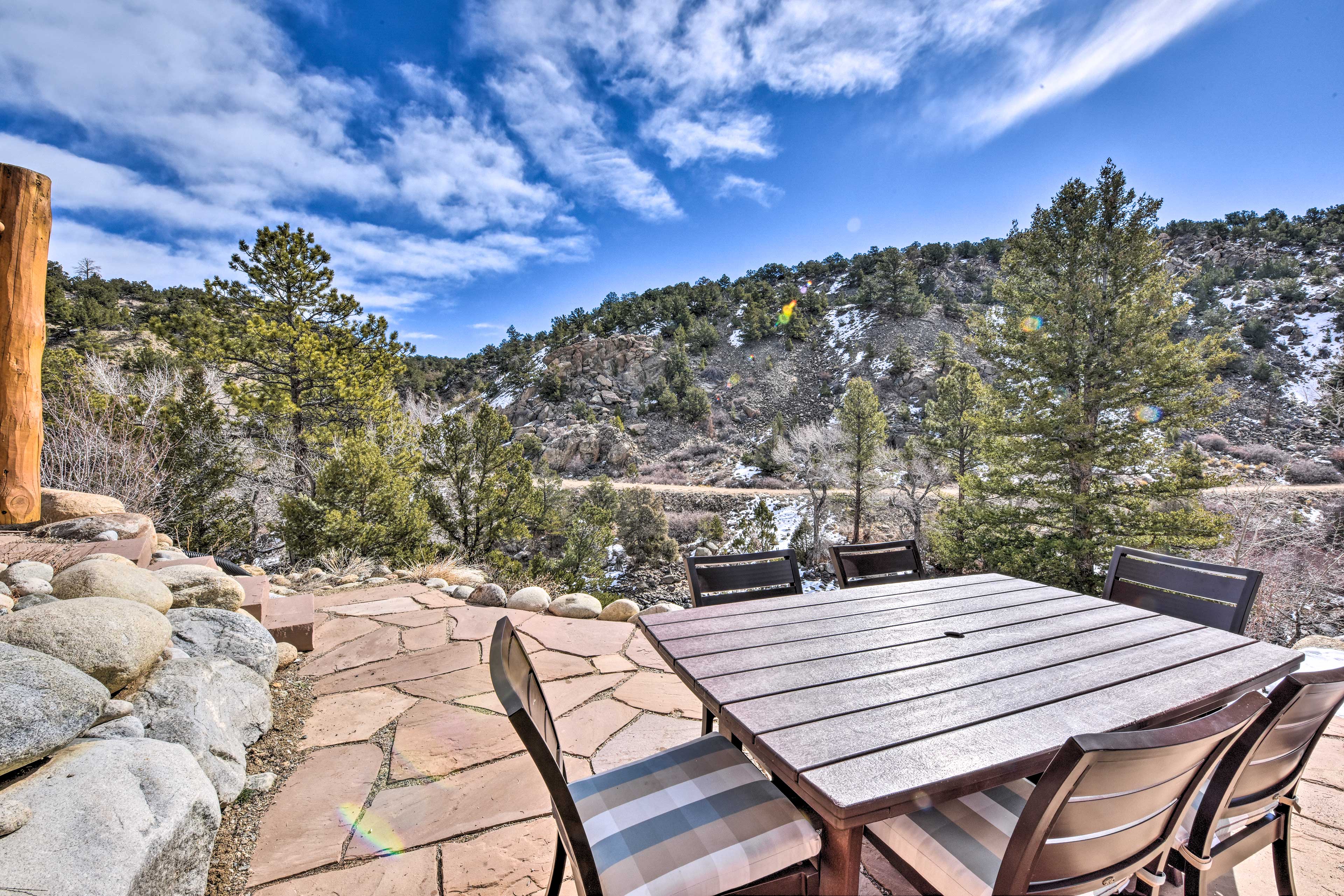 Flagstone Patio | Arkansas River View