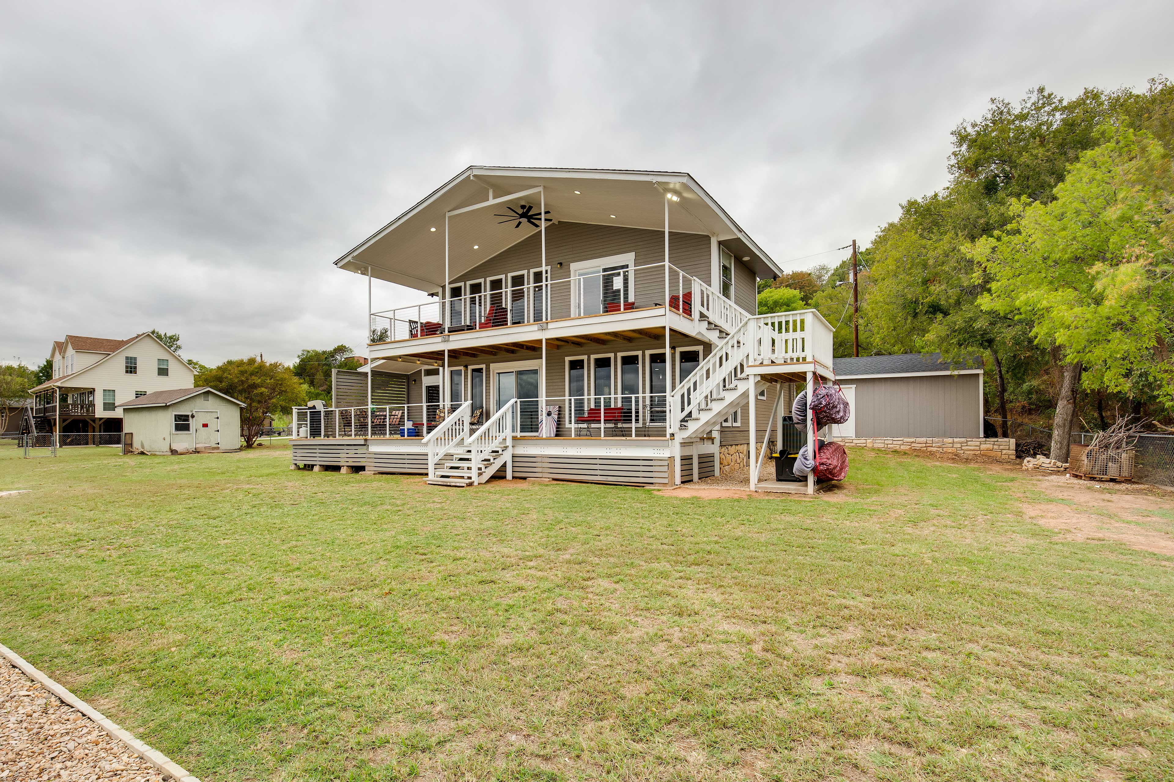 Property Exterior | Kayaks | Spacious Yard