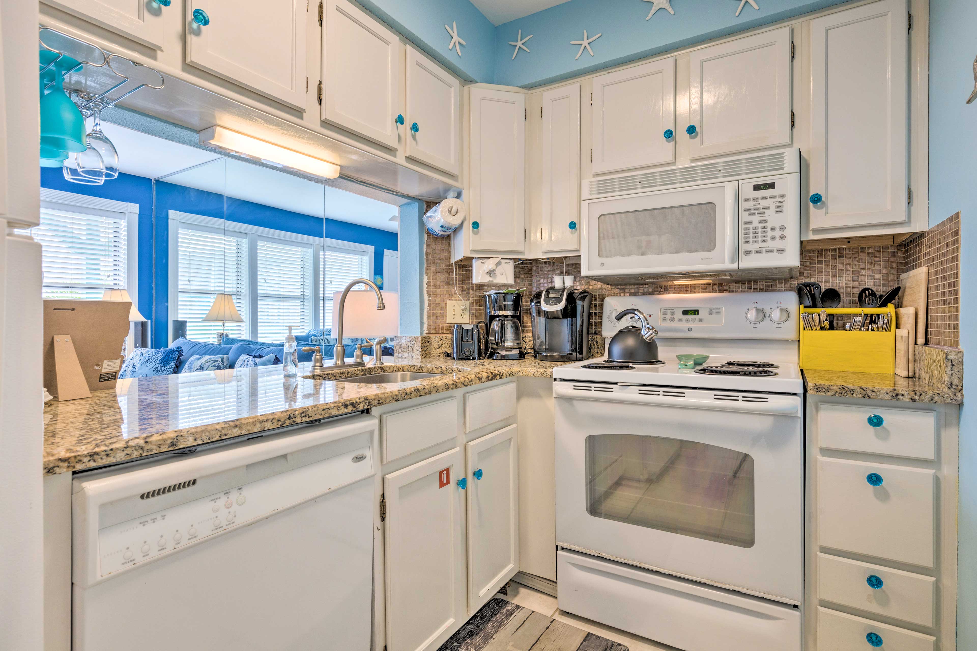 Condo Interior | Fully Equipped Kitchen