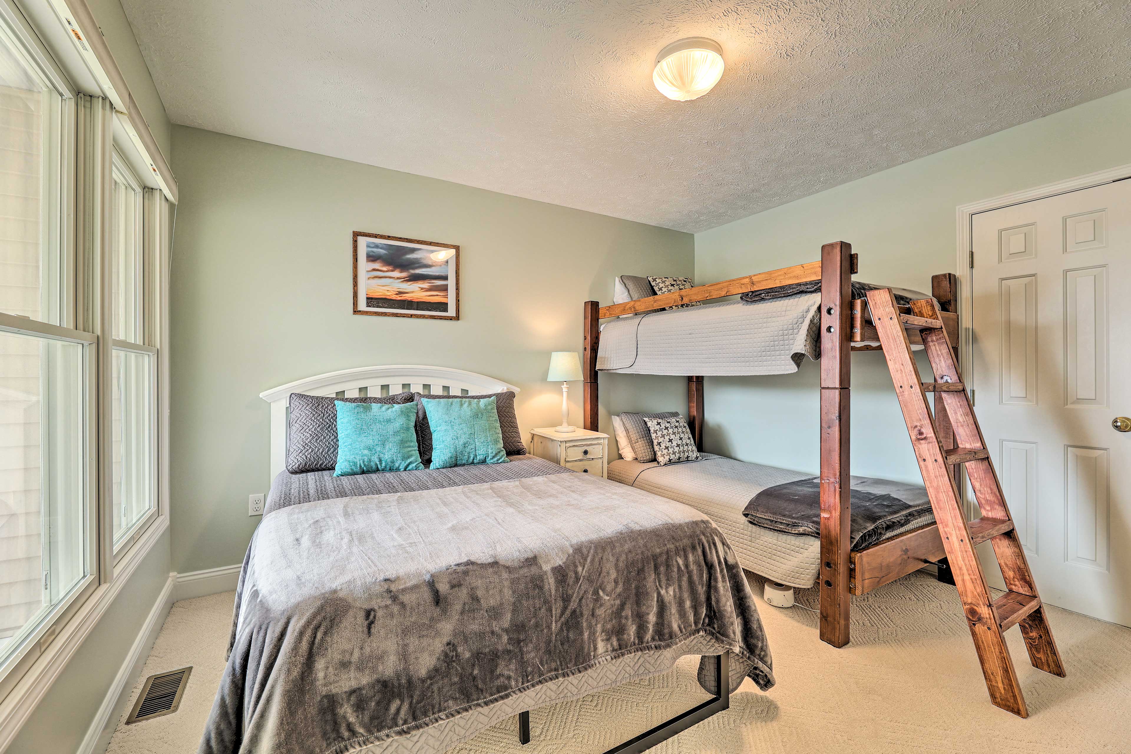 Bedroom 2 | Full Bed, Twin Bunk Bed | Linens Provided