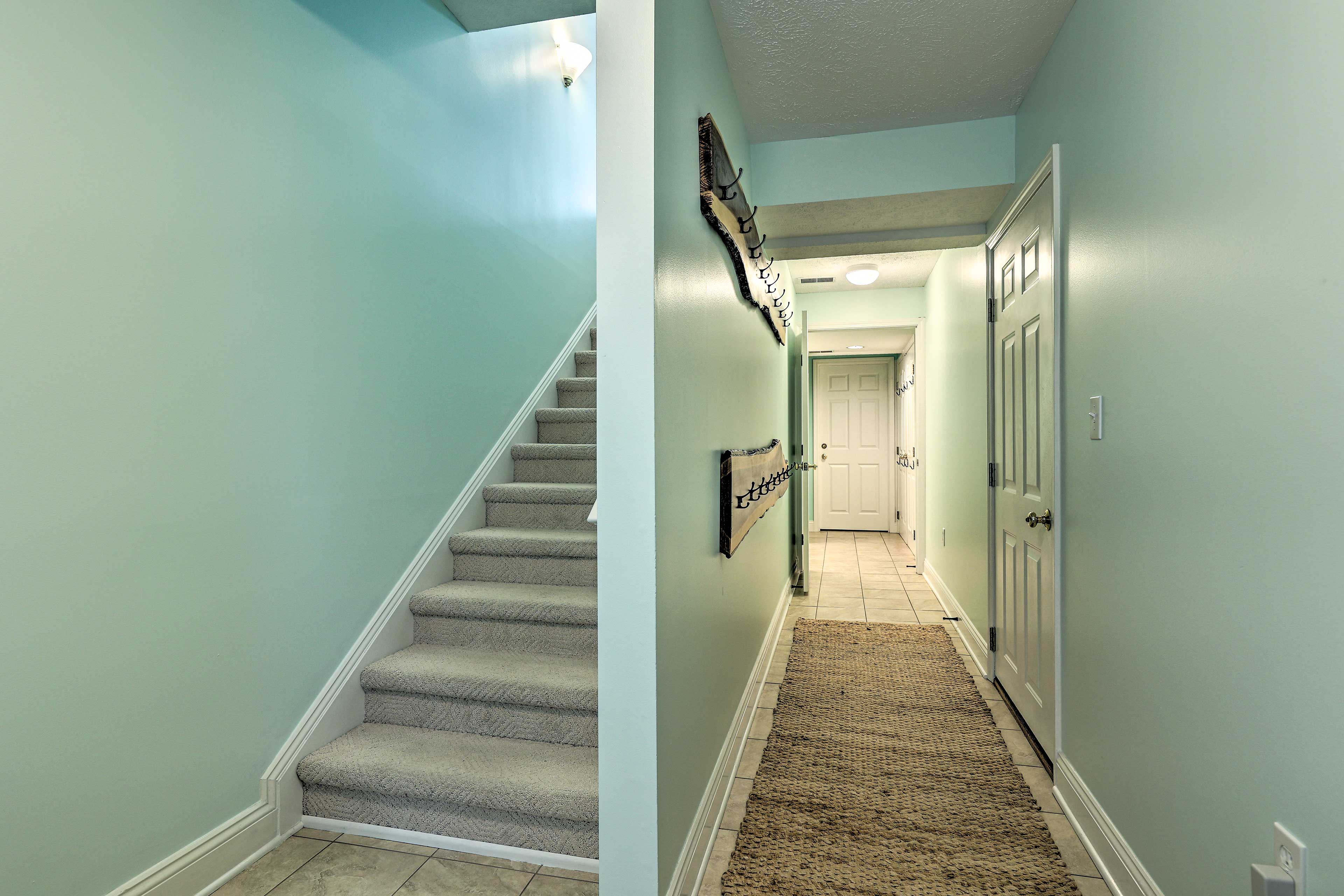 Entryway & Stairs from Garage to Living Area