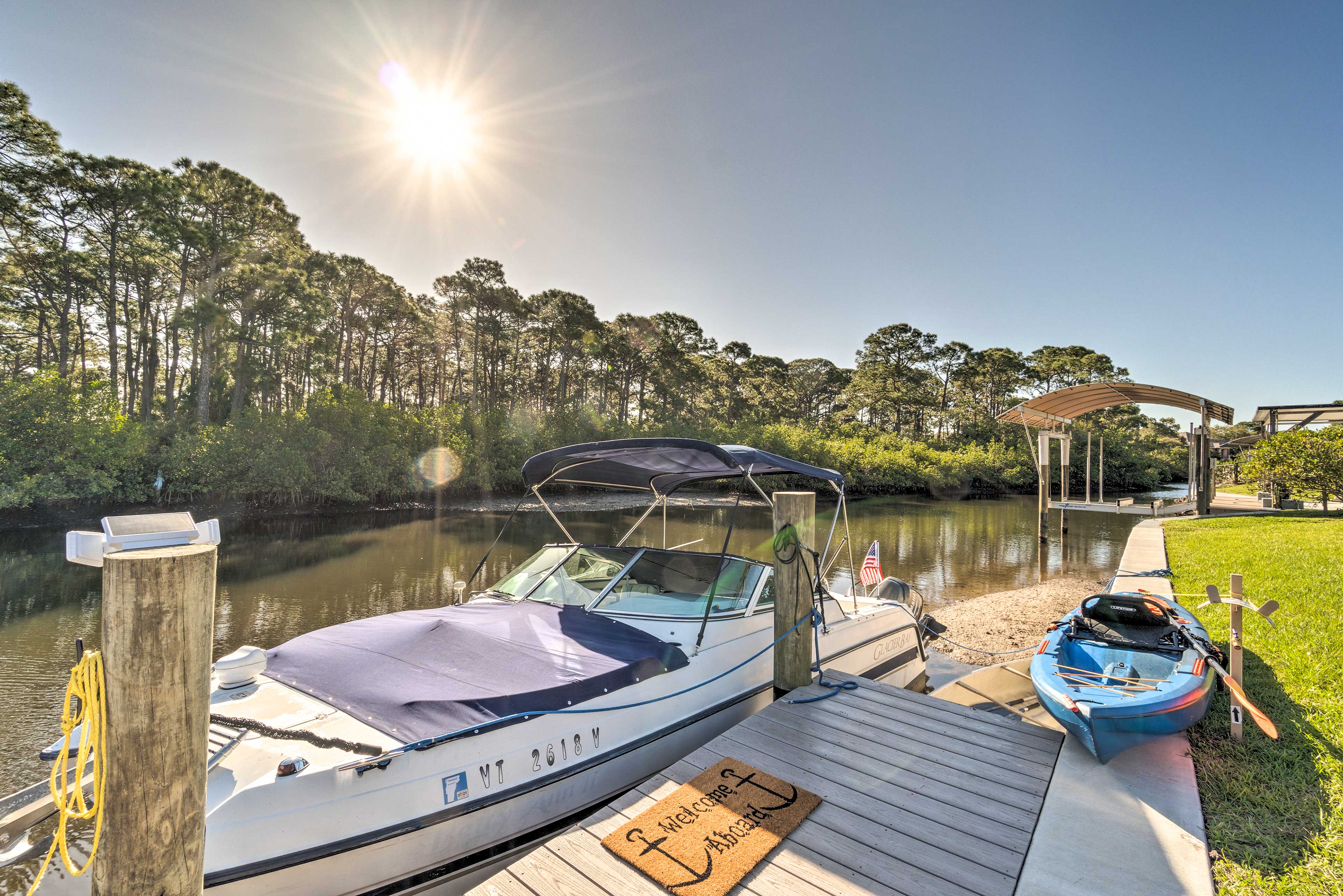 House Exterior | Private Dock/Boat Slip