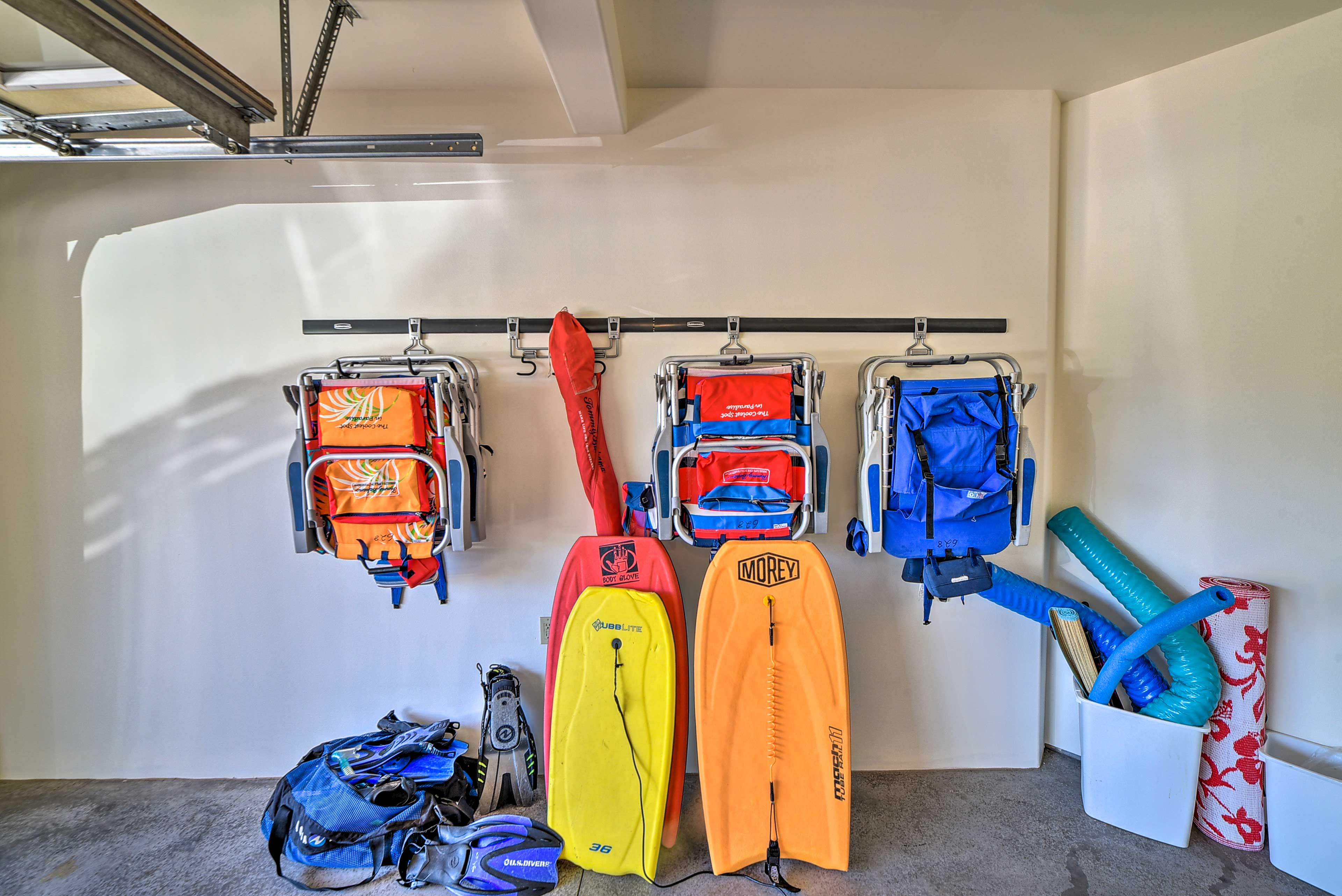 Garage | Beach Gear Provided