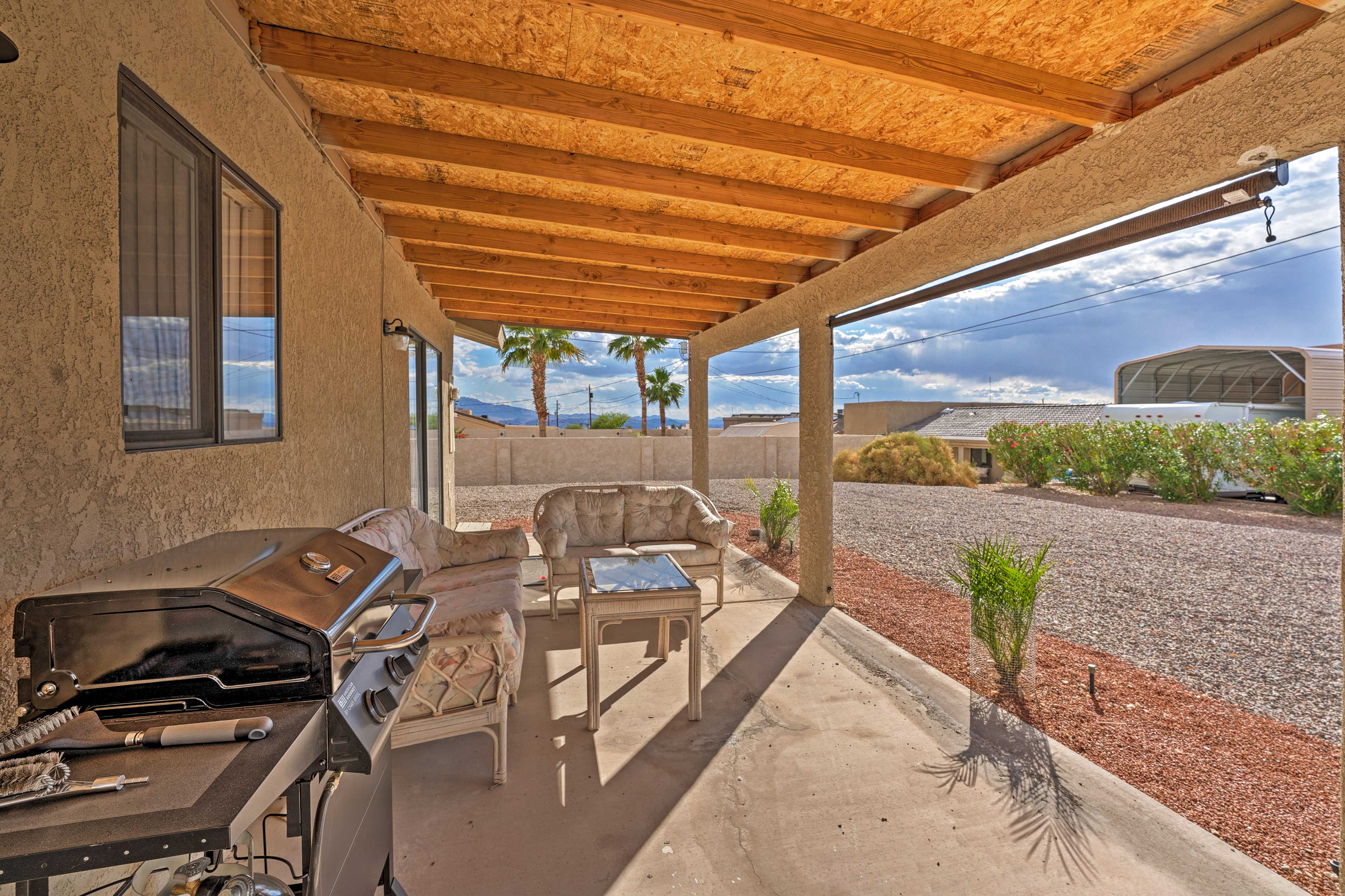 Private Covered Patio