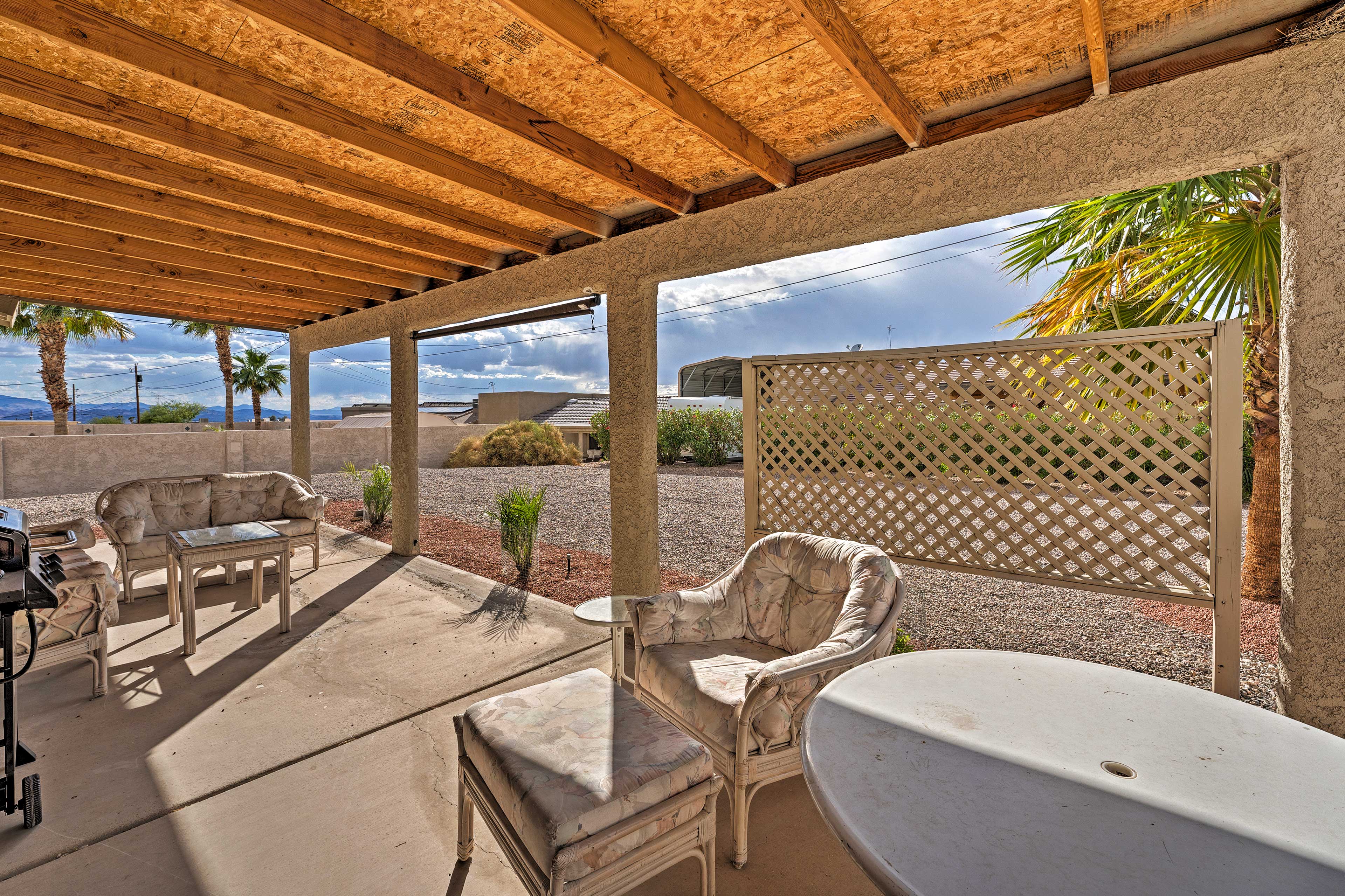 Private Covered Patio