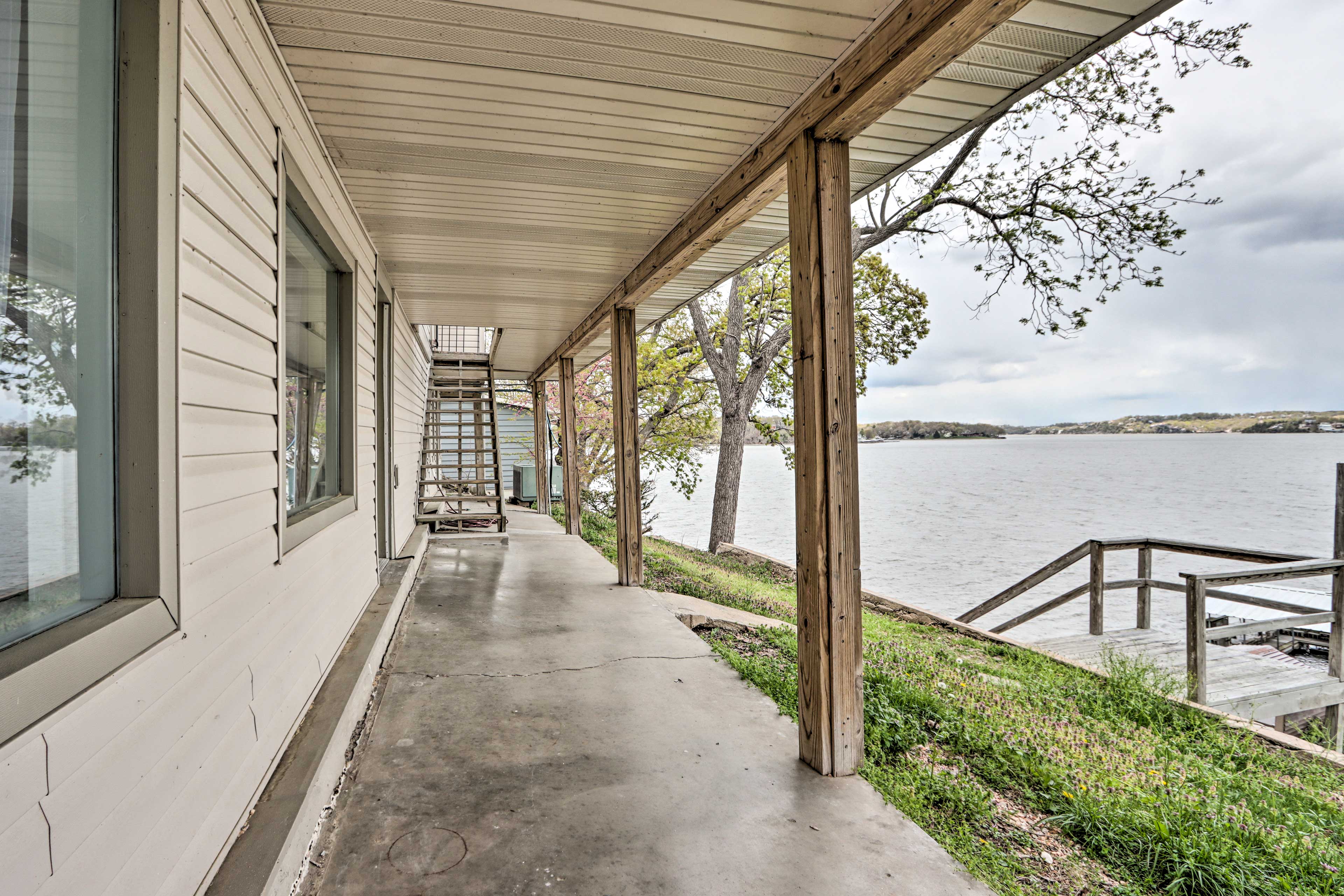 Patio | Stairs Required | Boating Prohibited