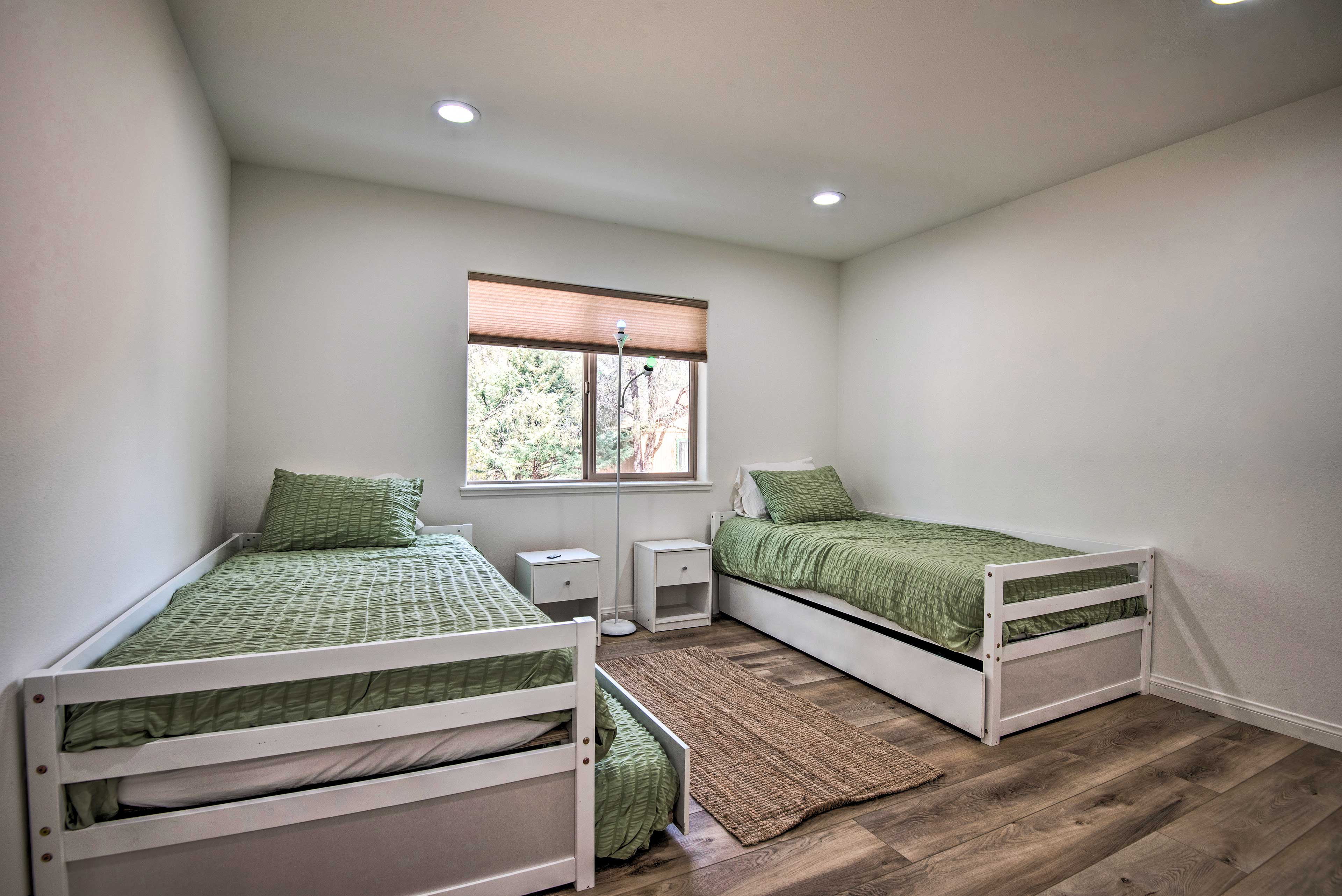 Bedroom 2 | Downstairs | 2 Twin Beds w/ 2 Twin Trundle Beds