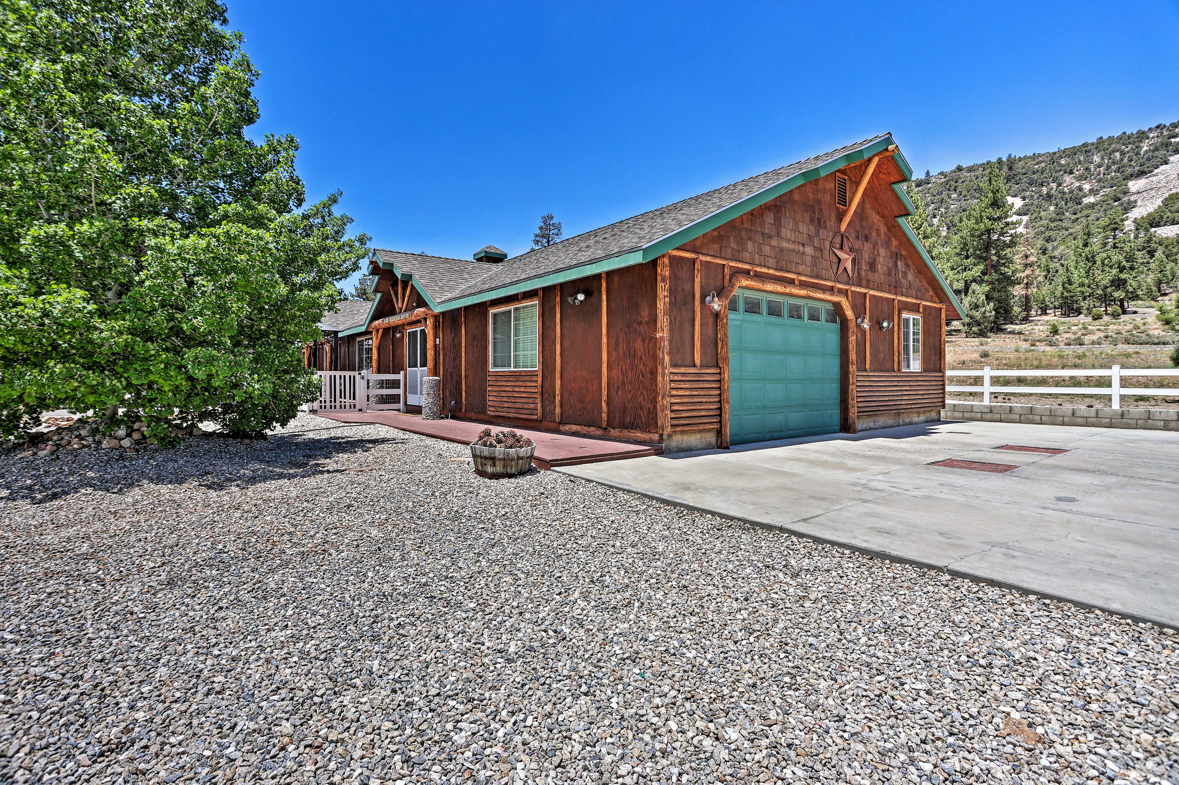 Cabin Exterior | 1 Small Step Required | Mountain Views