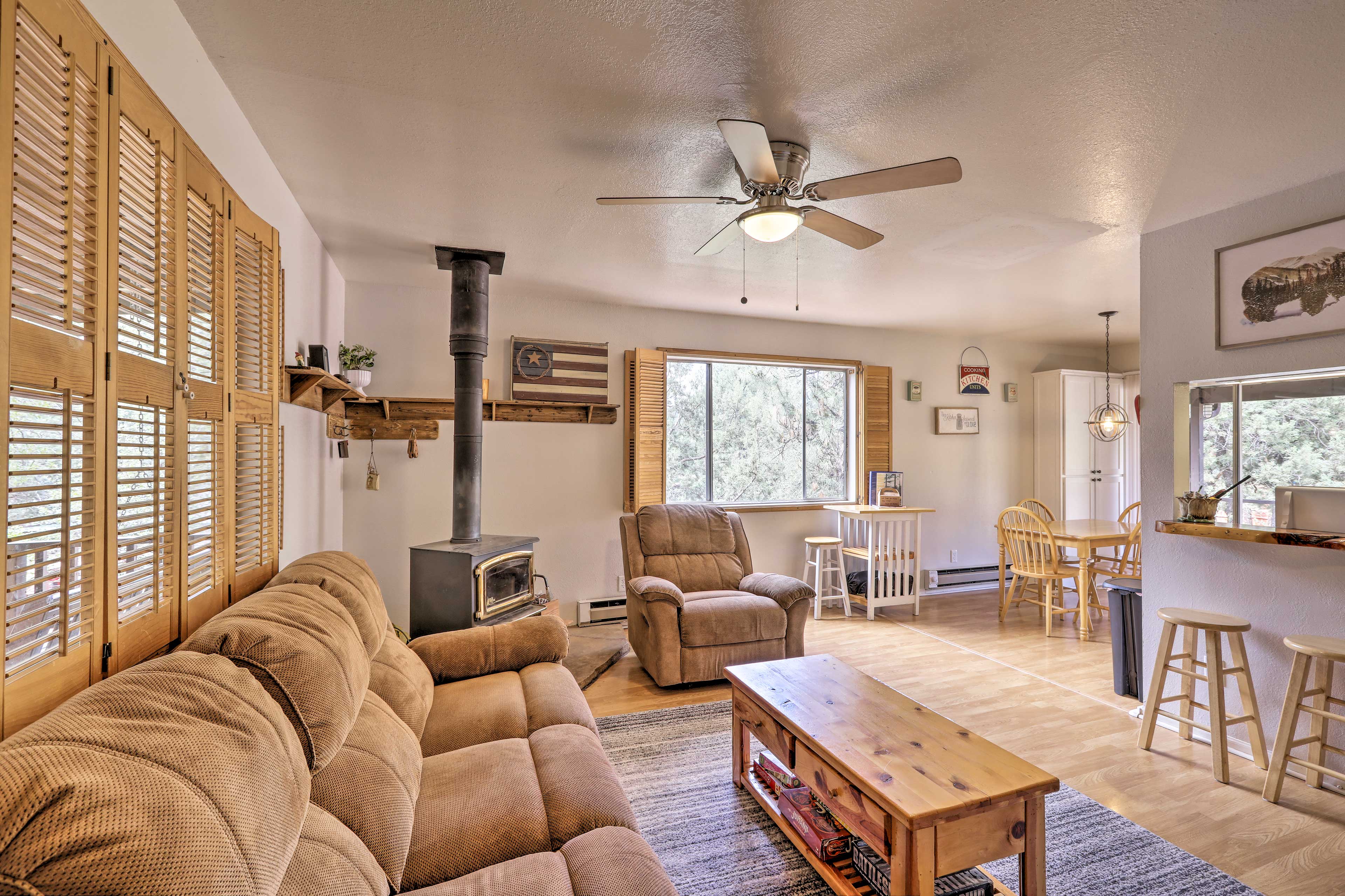 Living Room | Wood-Burning Stove