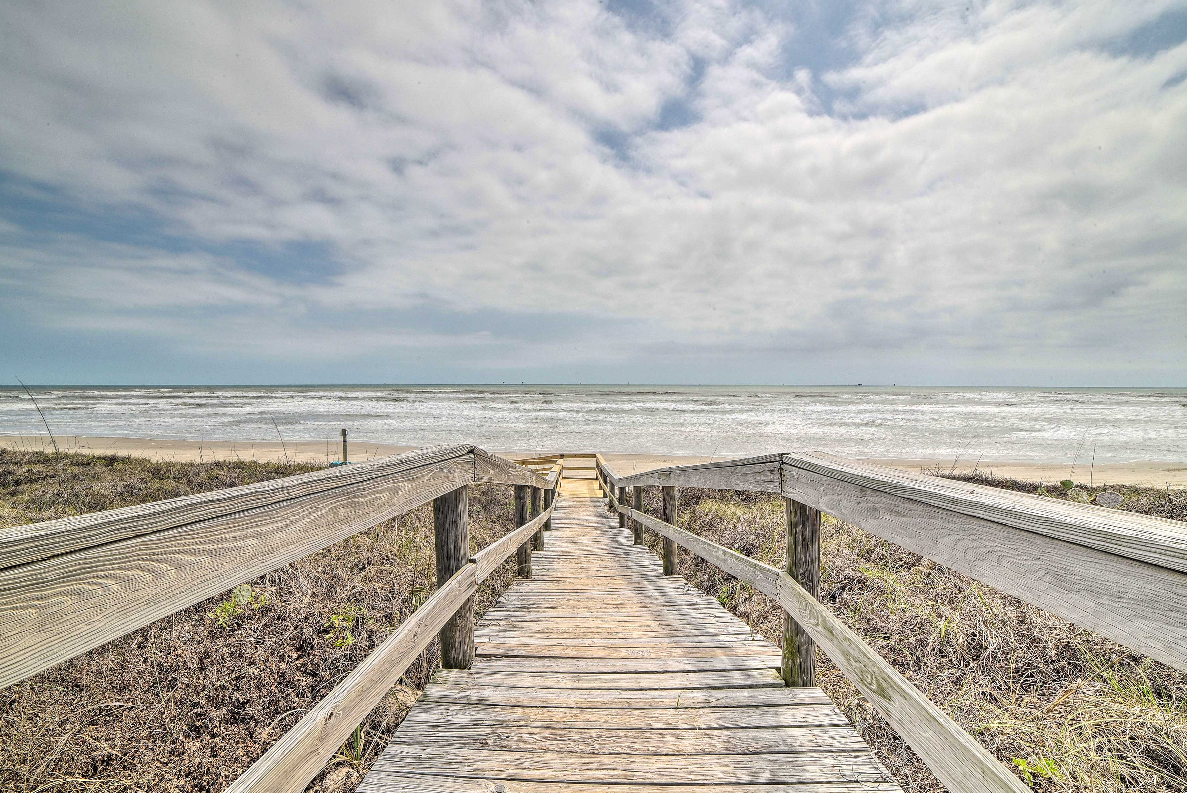 Direct Beach Access | Mustang Island Beach