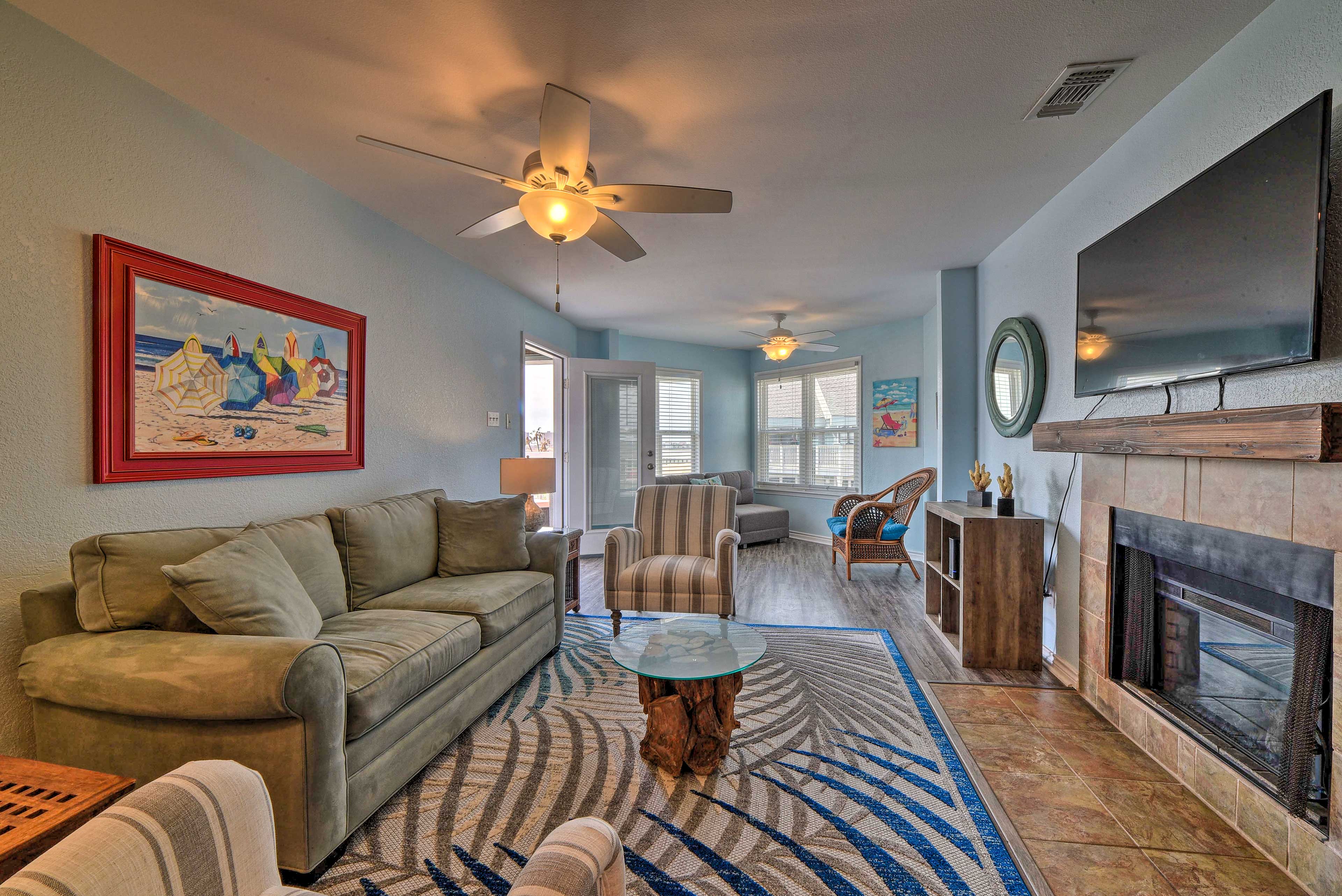 Port Aransas Vacation Rental | 1-Story Condo | 2BR | 2BA | 1,078 Sq Ft