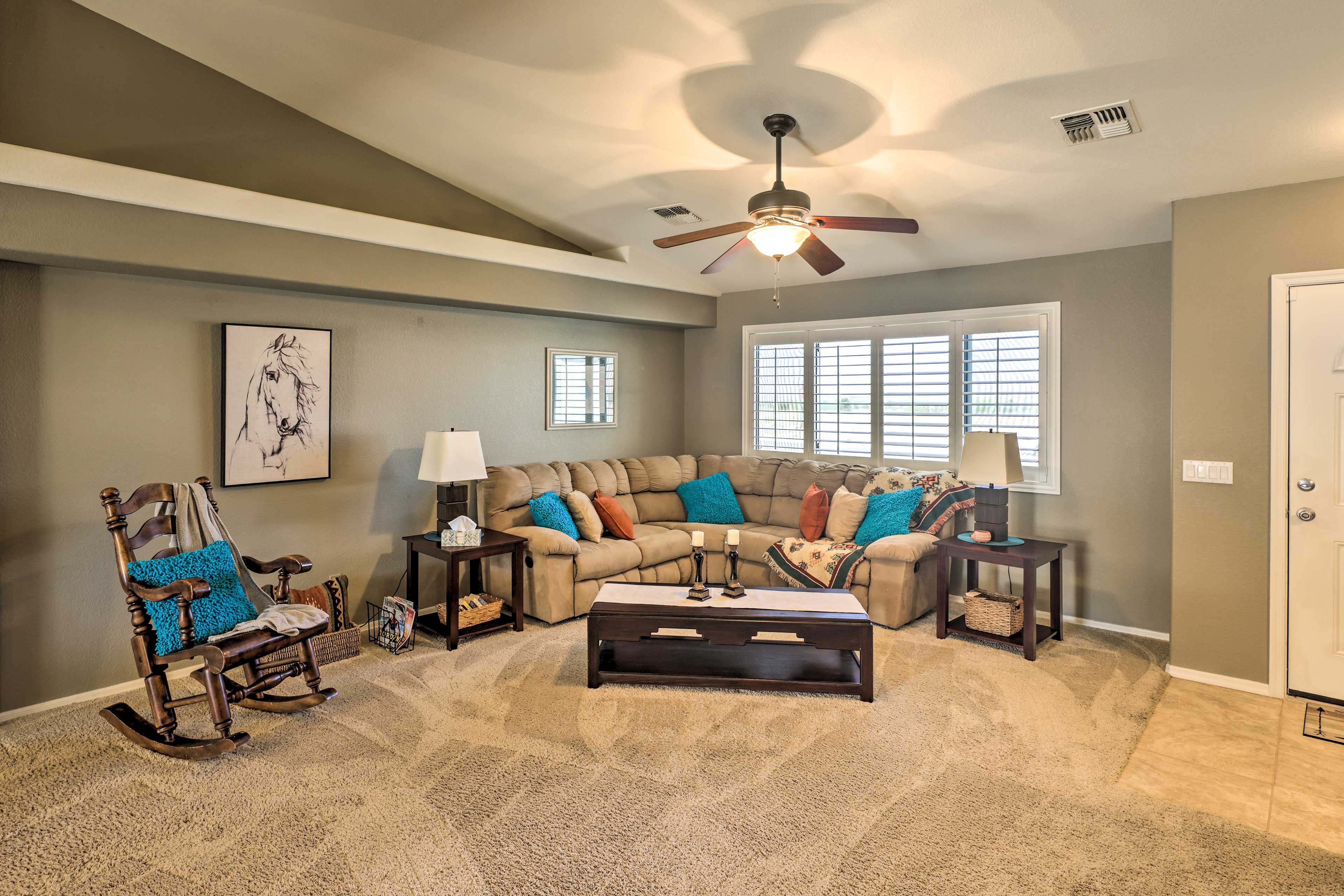 Living Room | Central Air Conditioning & Heating