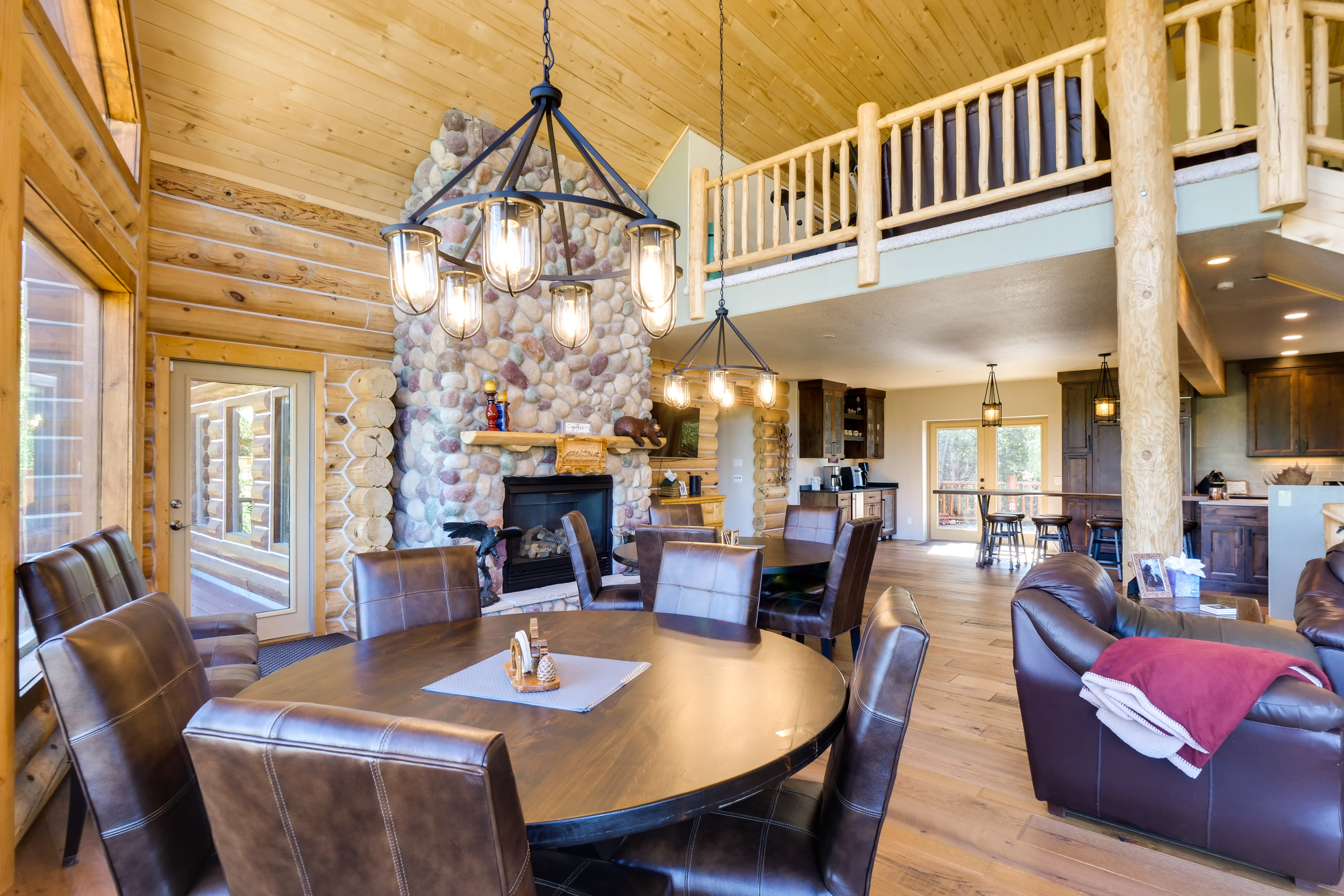 Living Room | Dining Area | Gas Fireplace