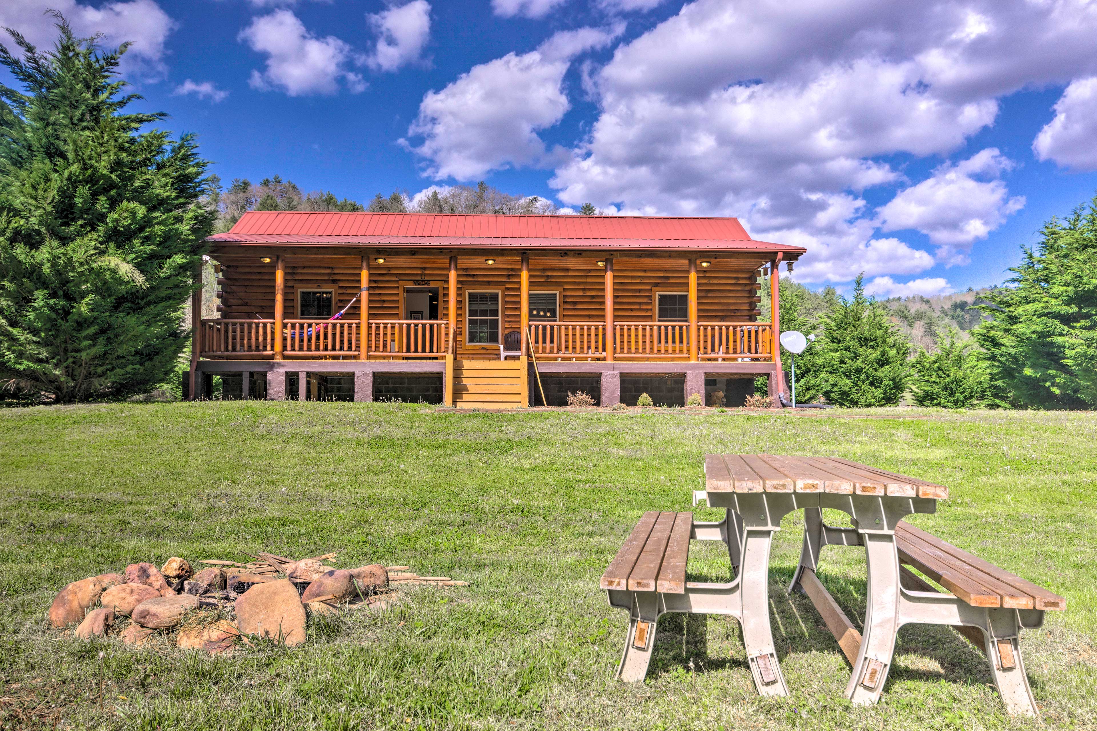 Riverfront Backyard | Fire Pit