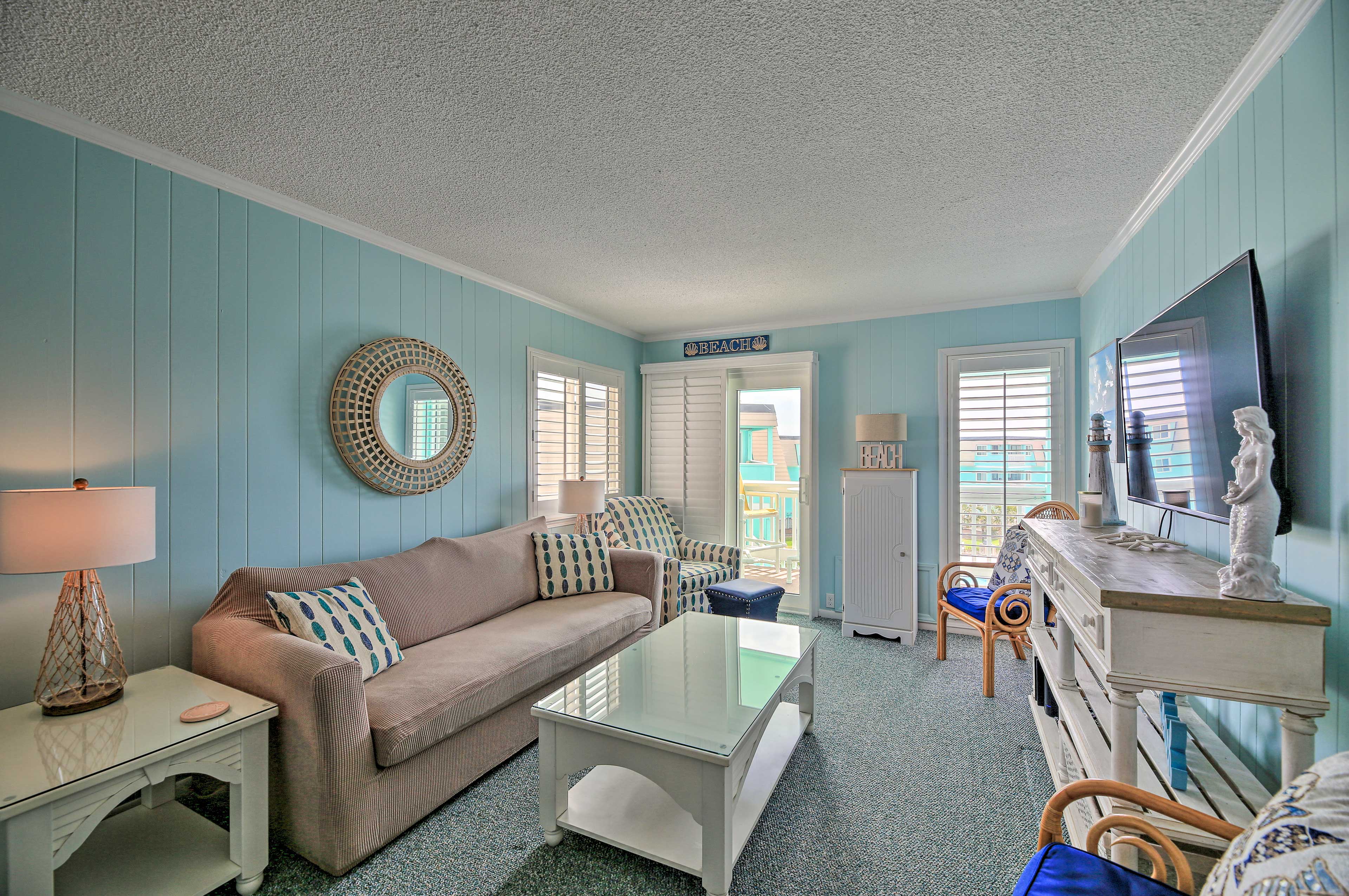 Atlantic Beach Vacation Rental | 2BR | 2BA | 840 Sq Ft | Stairs Required