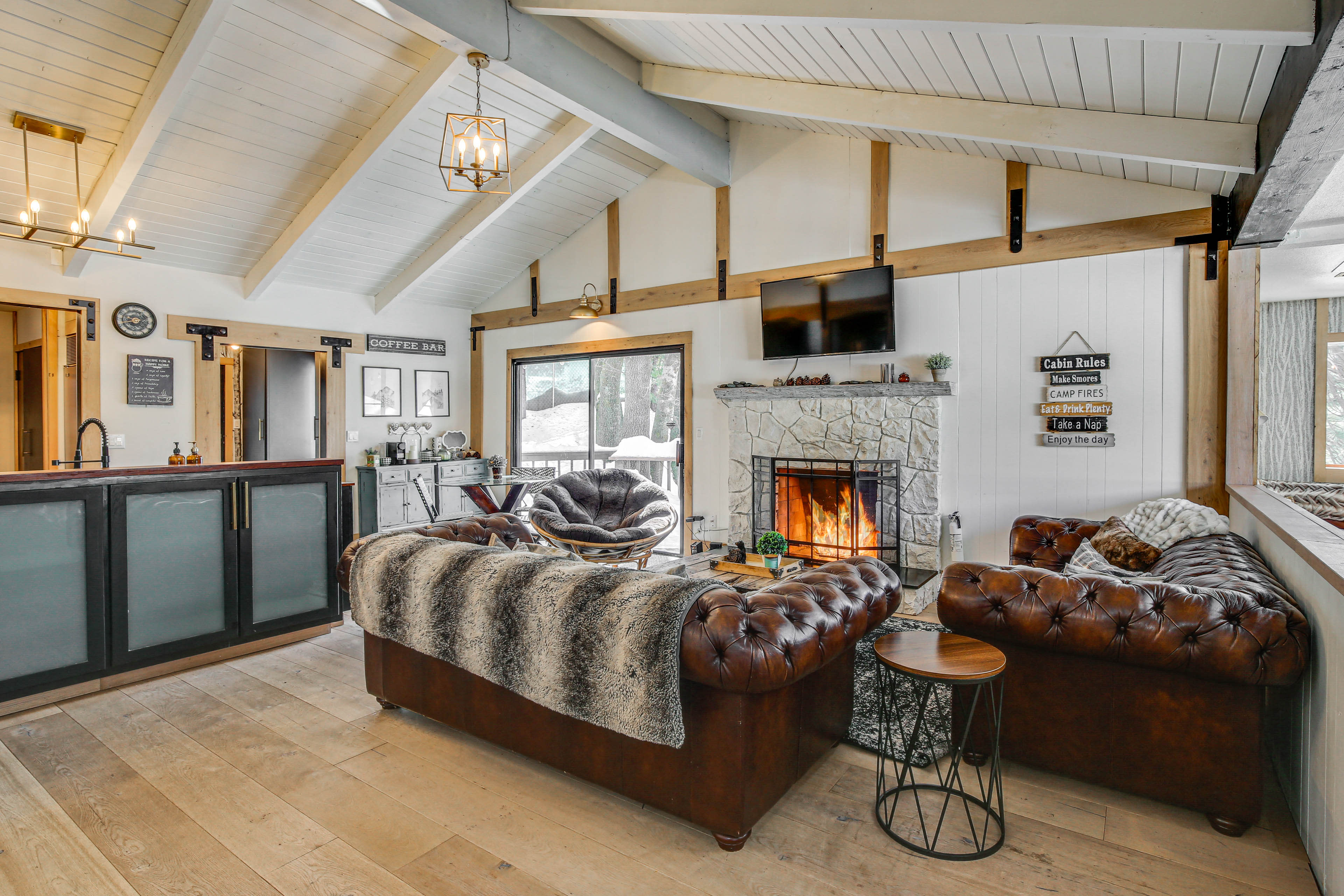 Living Room | Wood-Burning Stove | Smart TV | 2nd Floor