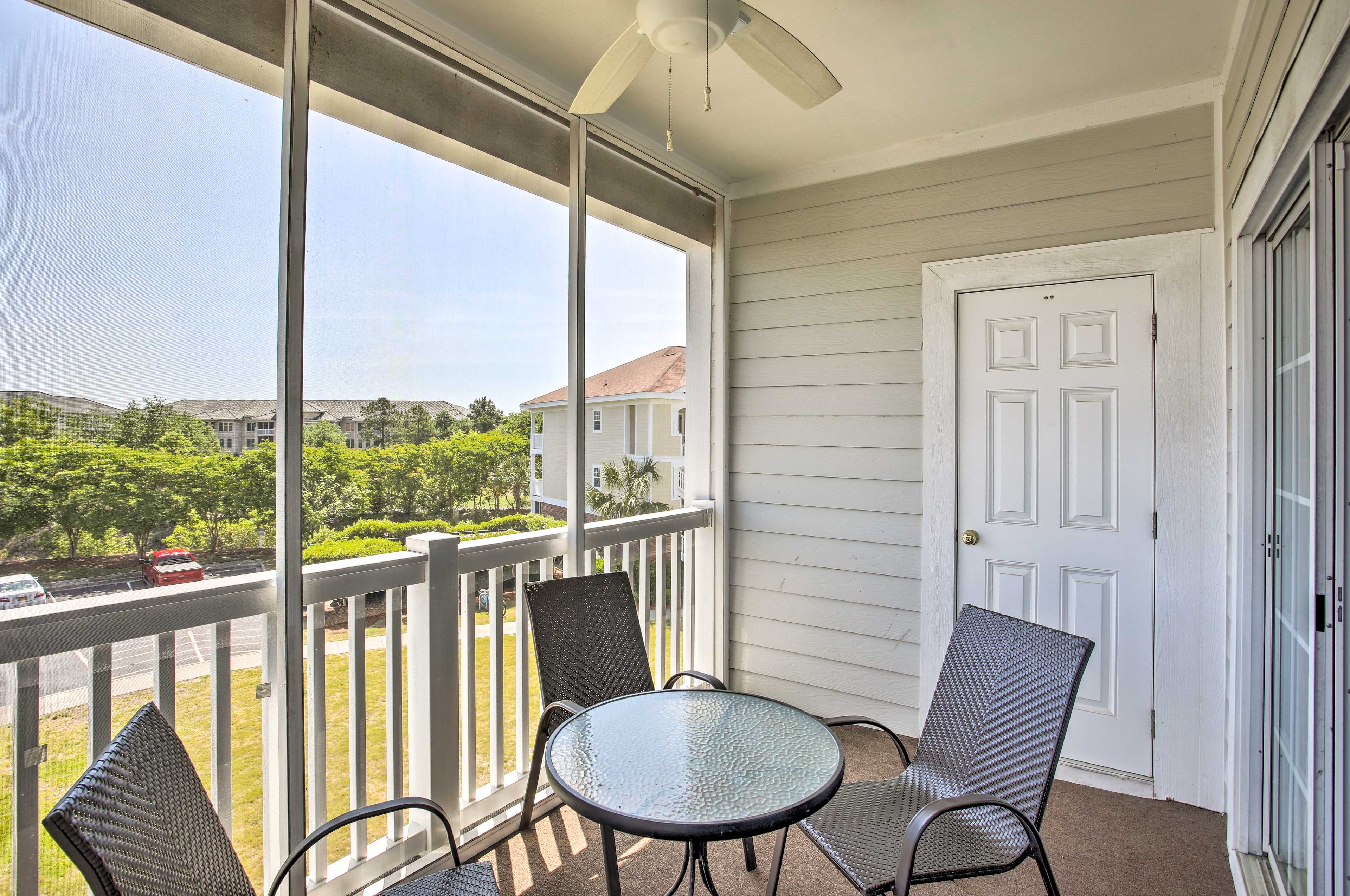 Private Screened Porch