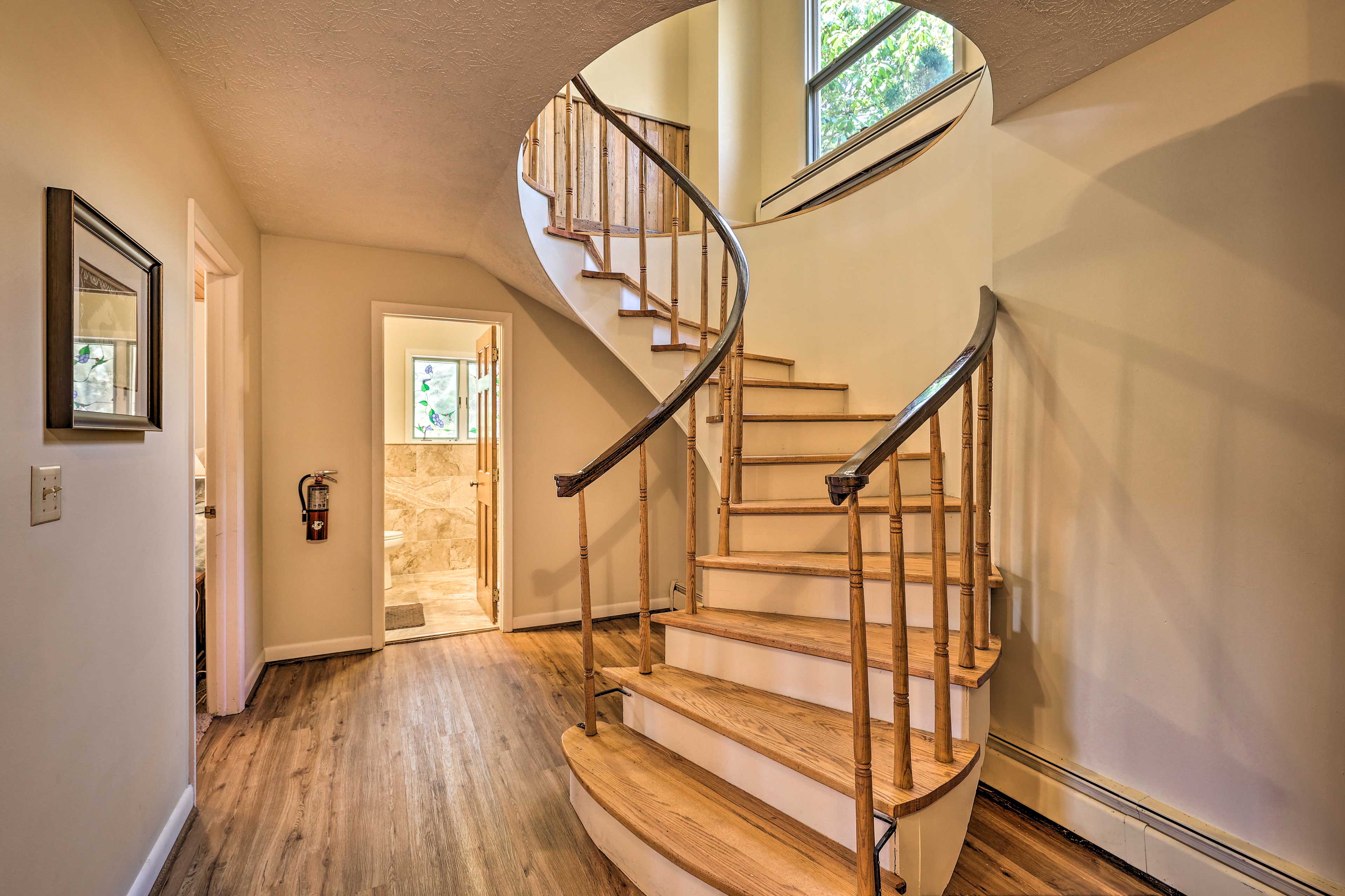 Staircase to Upper Living Space