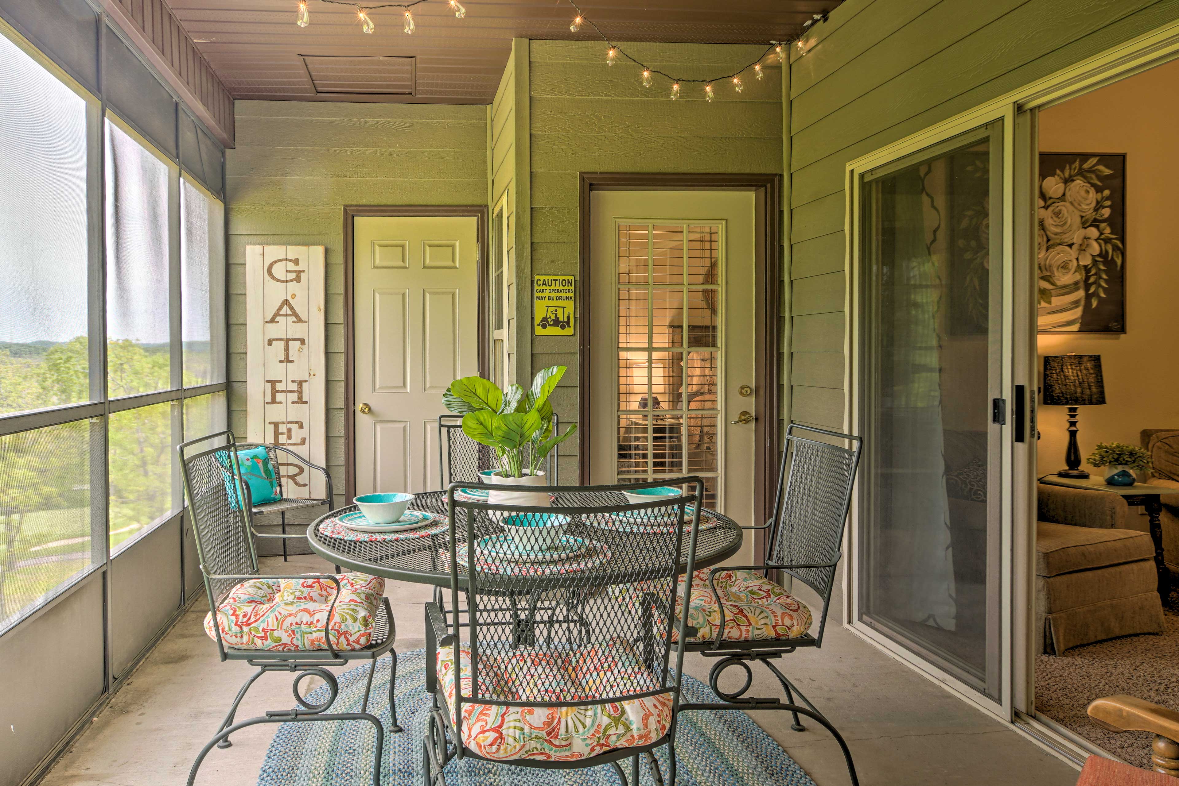 Private Screened-In Porch