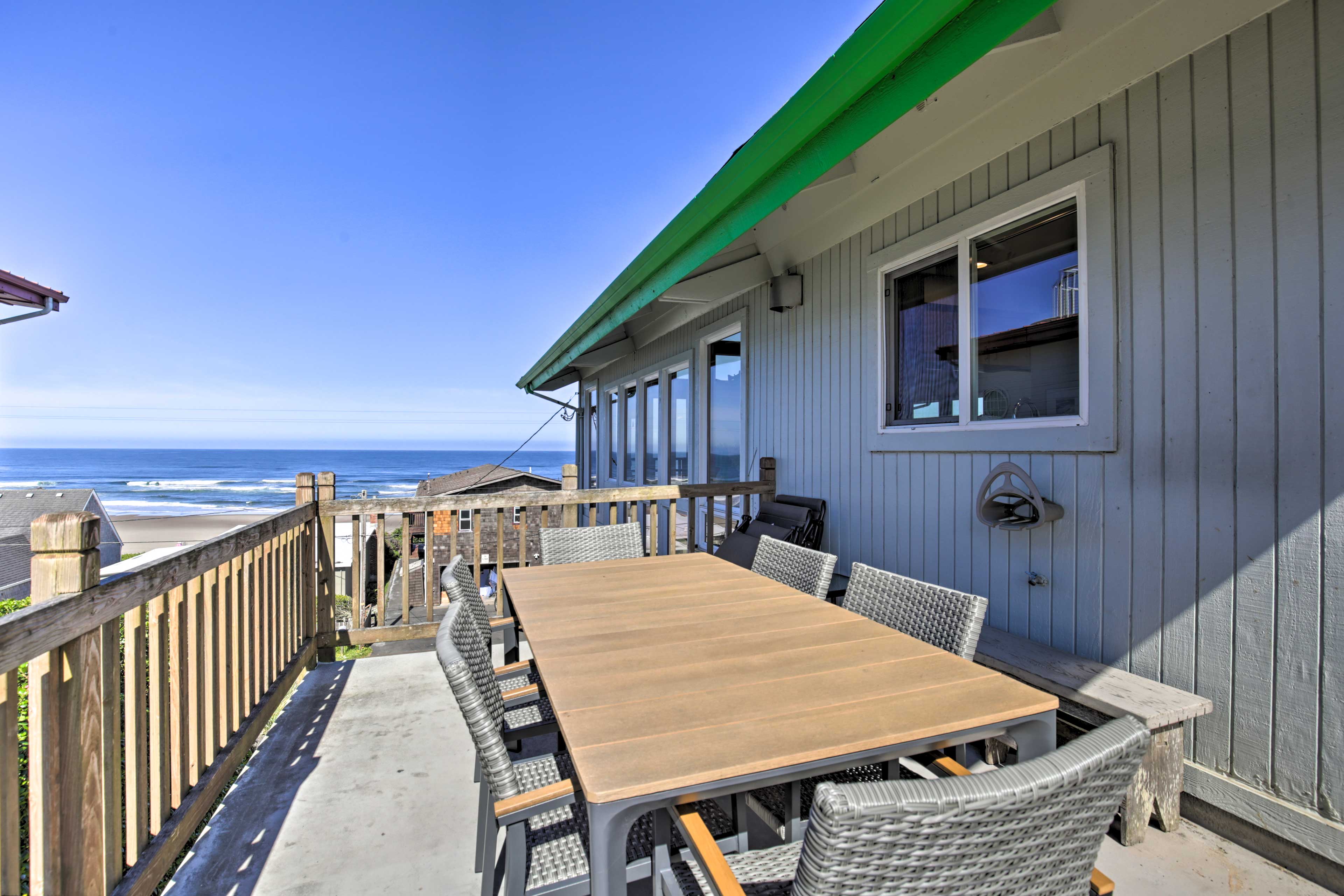 Private Deck | Ocean Views | Stairs Required To Access