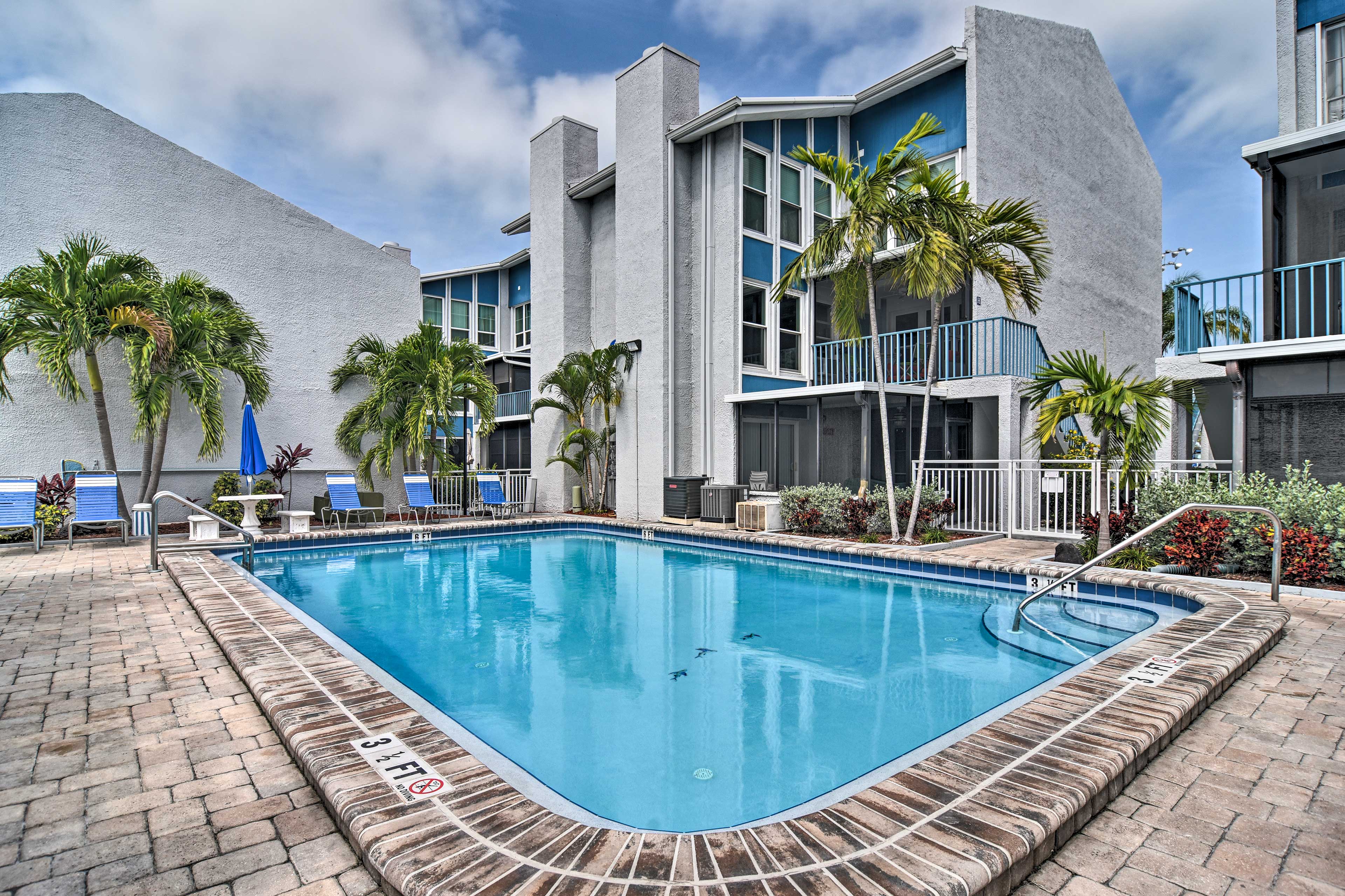 Located in the Madeira Beach Yacht Club | Heated Community Pool