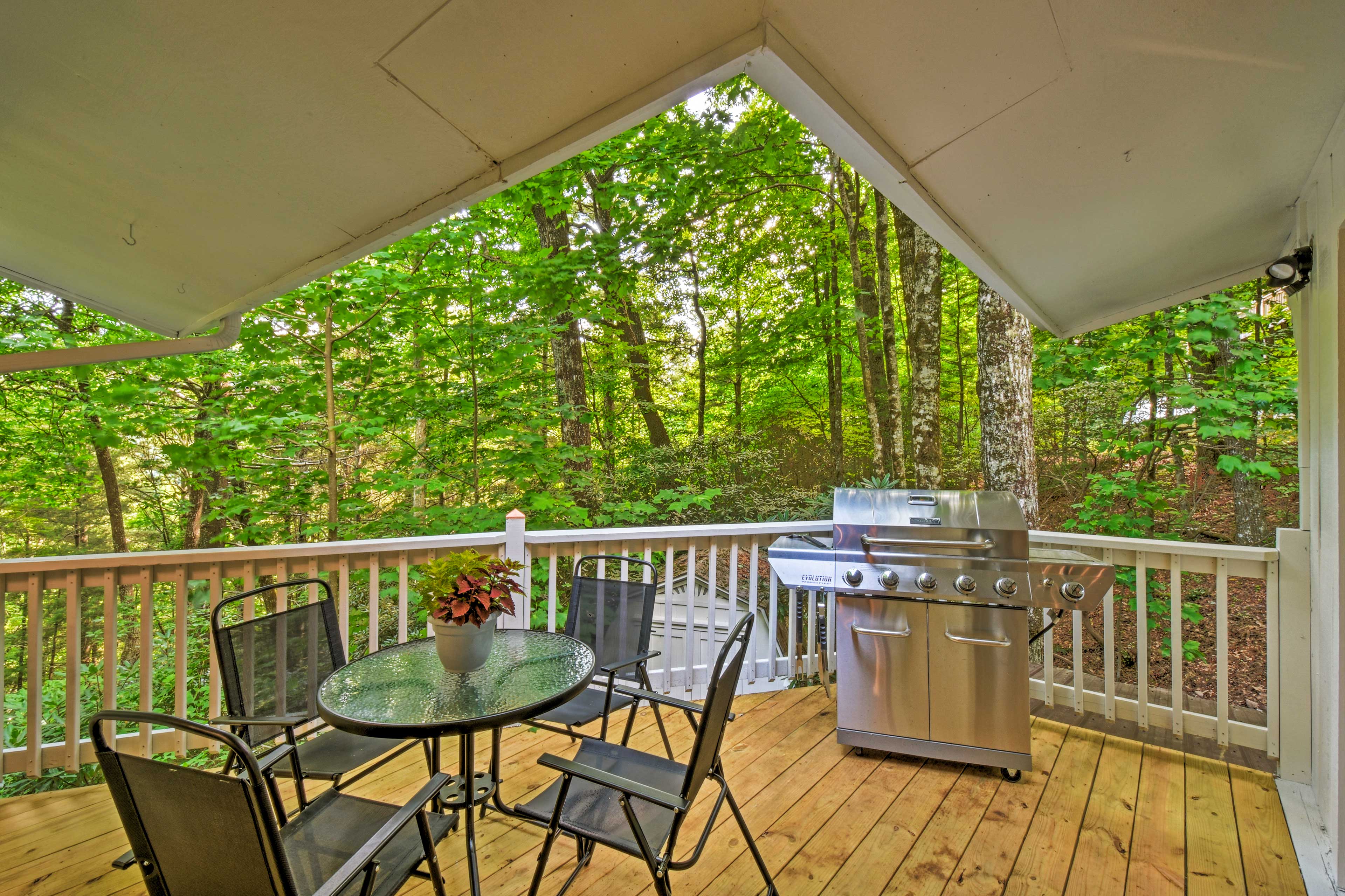 Main Level Deck | Gas Fire Pit | Driveway Parking (6 Vehicles)