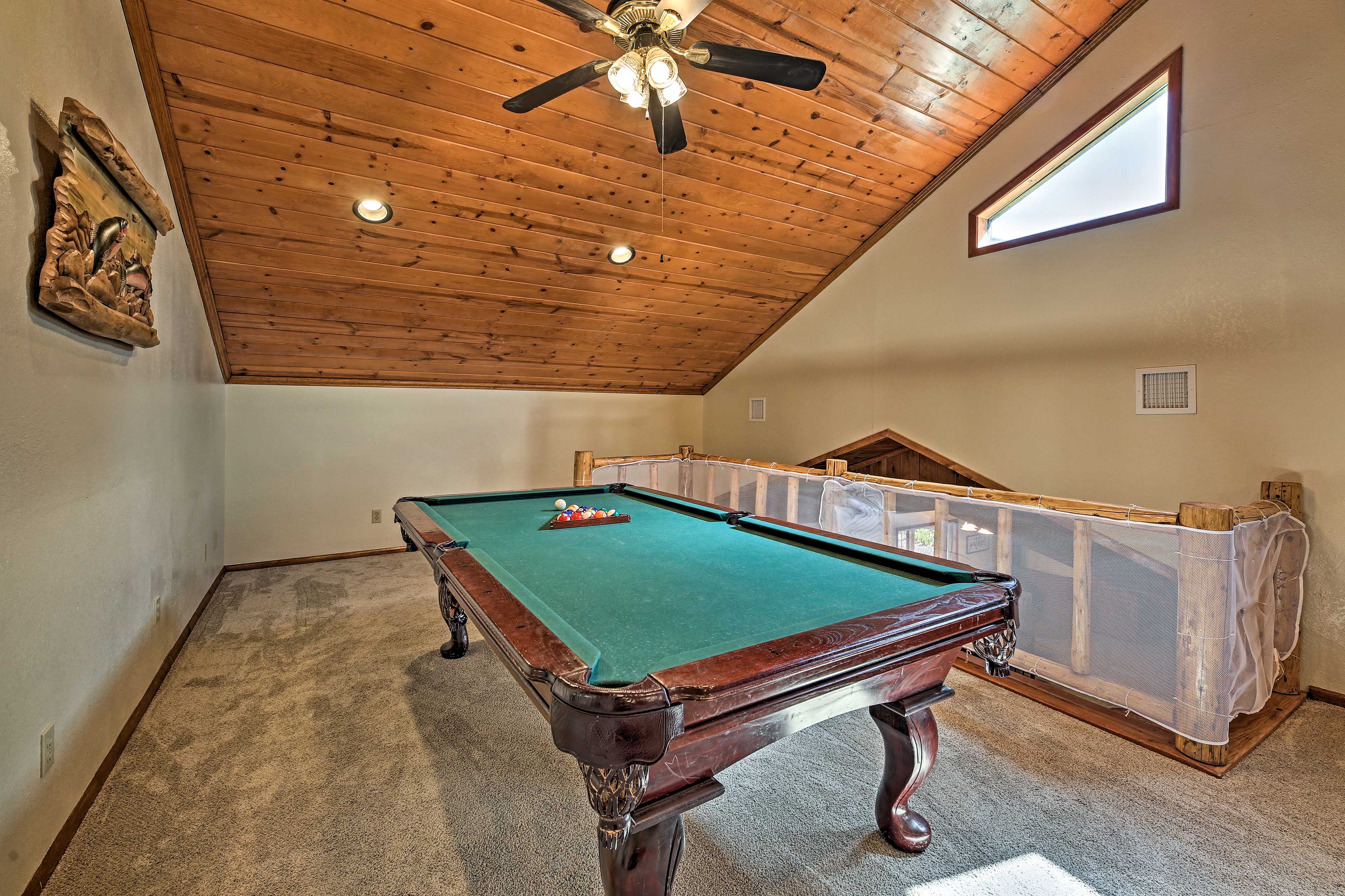 Game Room | Pool Table | Stairs Required